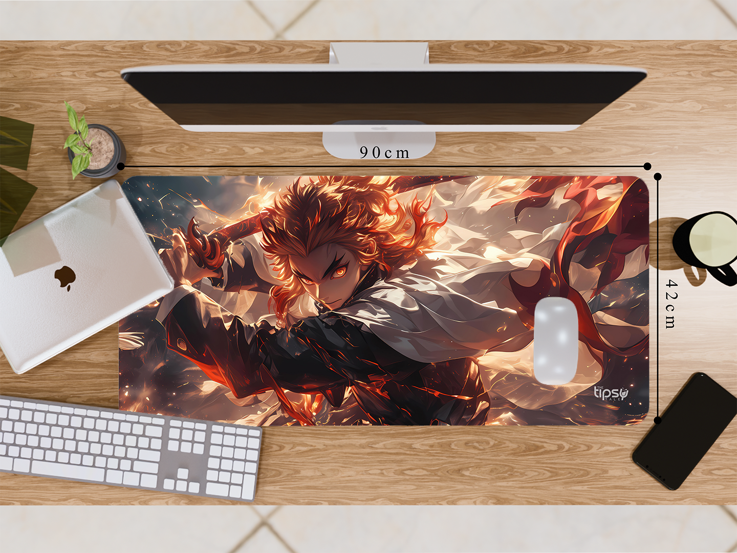 "The Demon Slayer: In the Wild" Gaming Mousepad Elevate Your Gaming Experience