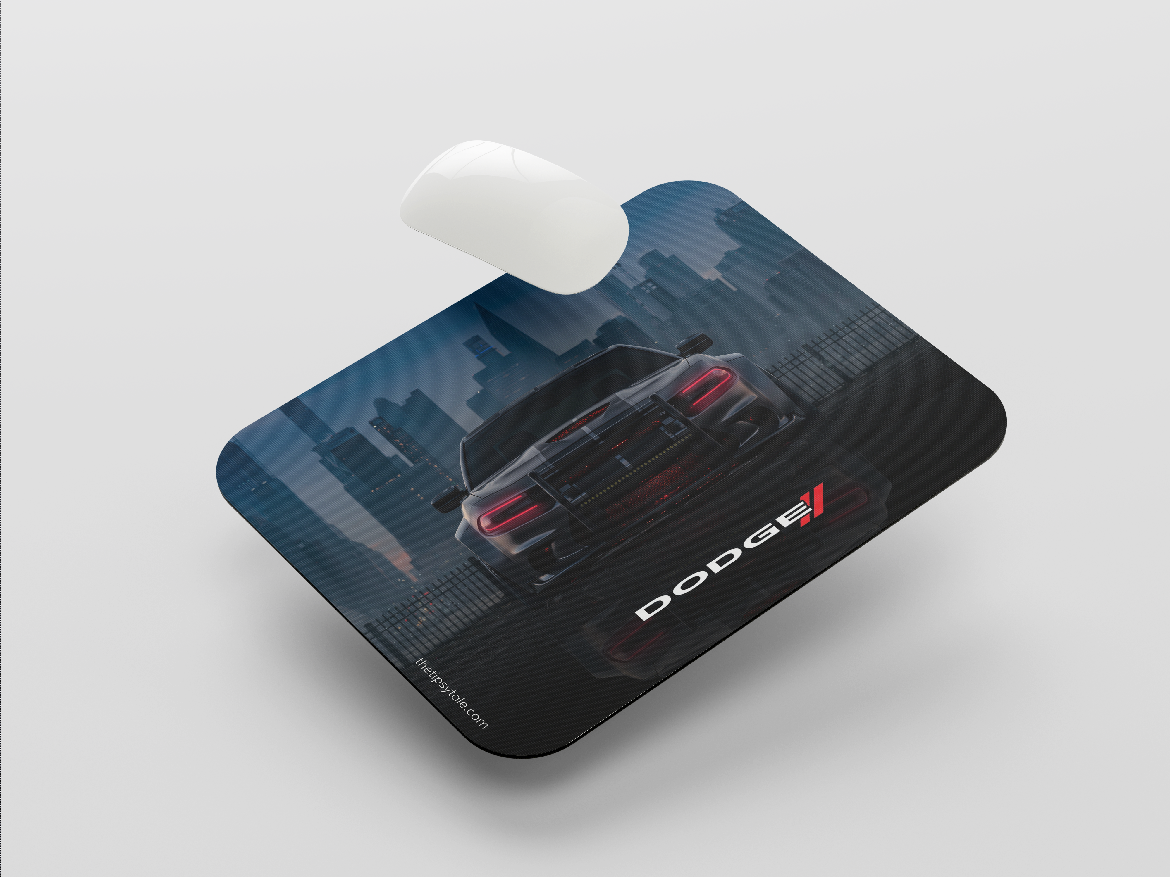 "DODGE CHARGER - THE  URBAN PREDATOR" Mousepad Enhance Your Workspace with Style