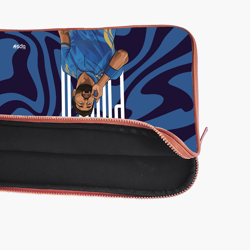 "PANDYA POWER: CRICKET FANBASE" -Laptop Sleeves:Bold Modern Design for Every Size