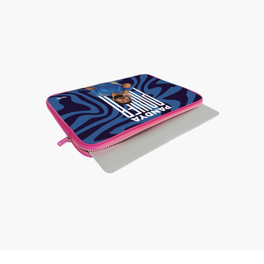 "PANDYA POWER: CRICKET FANBASE" -Laptop Sleeves:Bold Modern Design for Every Size
