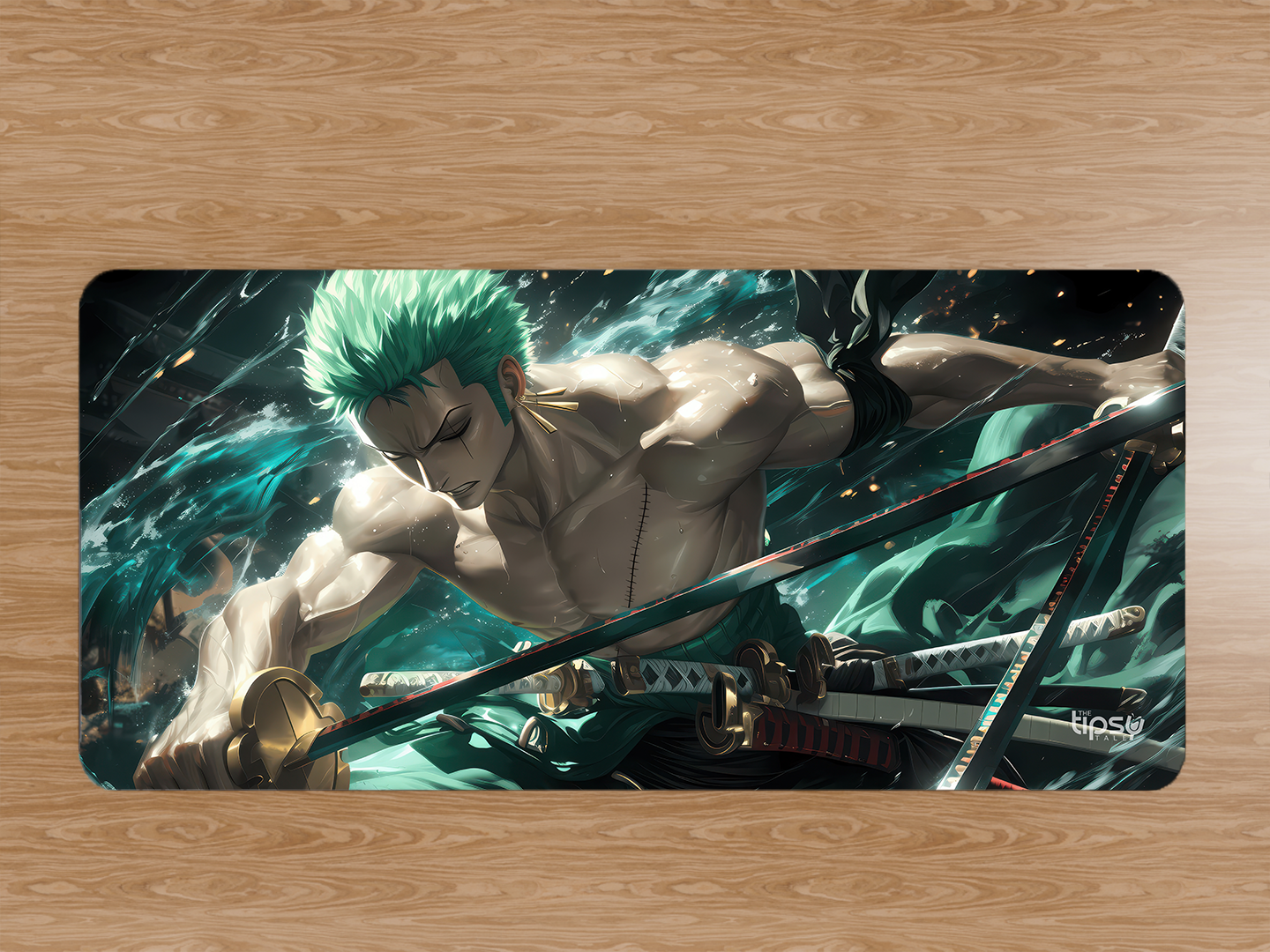 "Roronoa Zoro- In Action" Gaming Mousepad- Elevate Your Gaming Experience