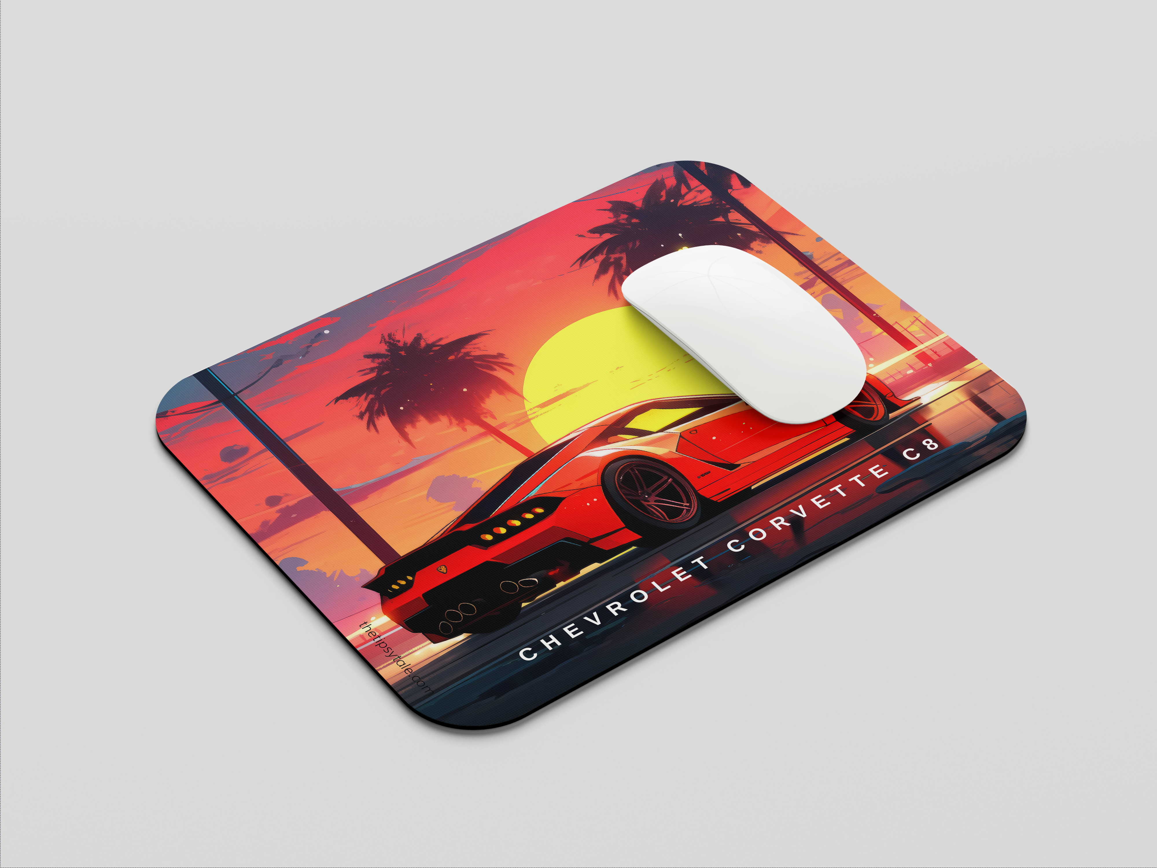 "CHEVROLET CORVETTE C8" Mousepad Enhance Your Workspace with Style
