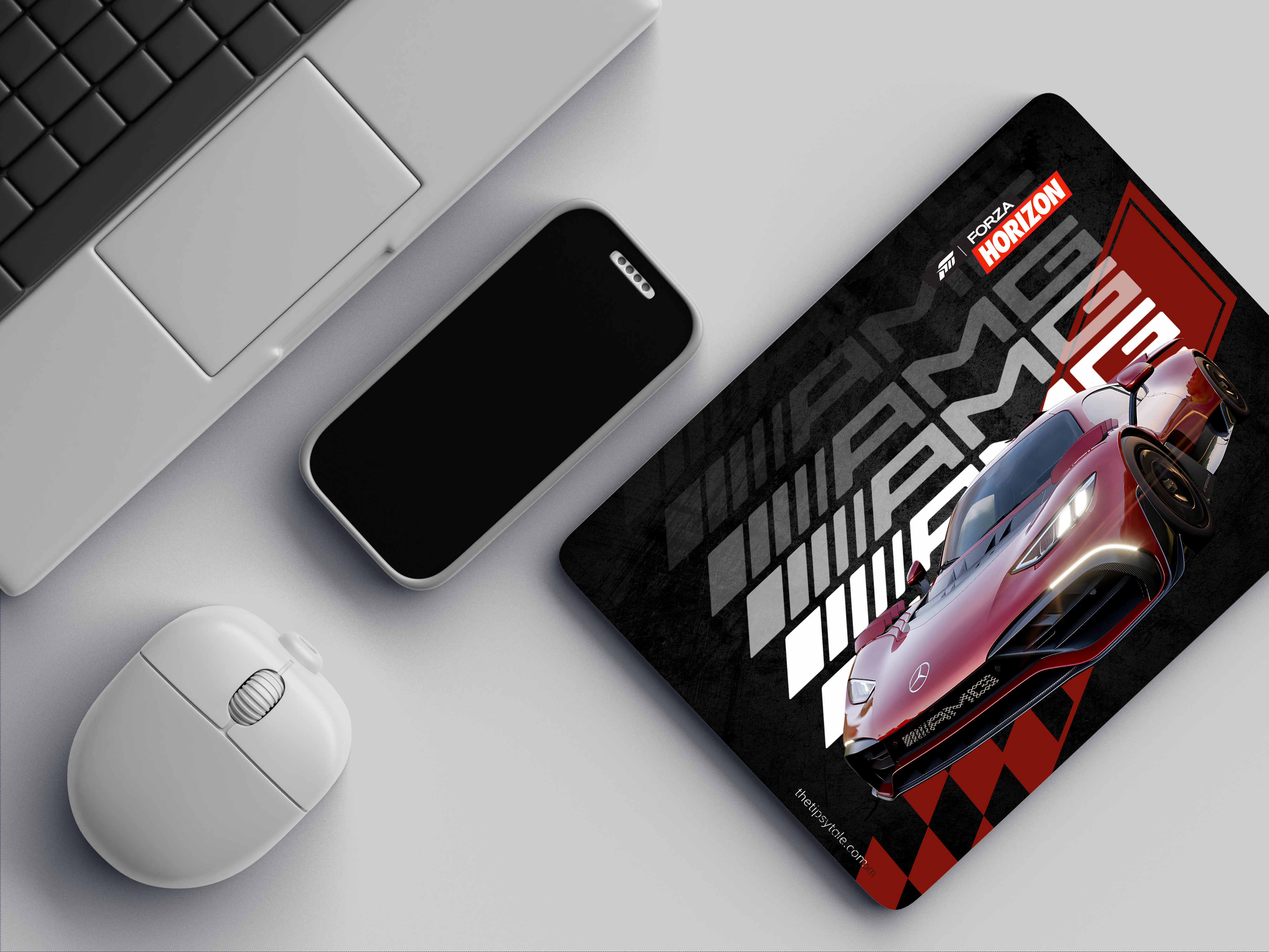 "MERCEDES-AMG - FORZA HORIZON" Mousepad Enhance Your Workspace with Style