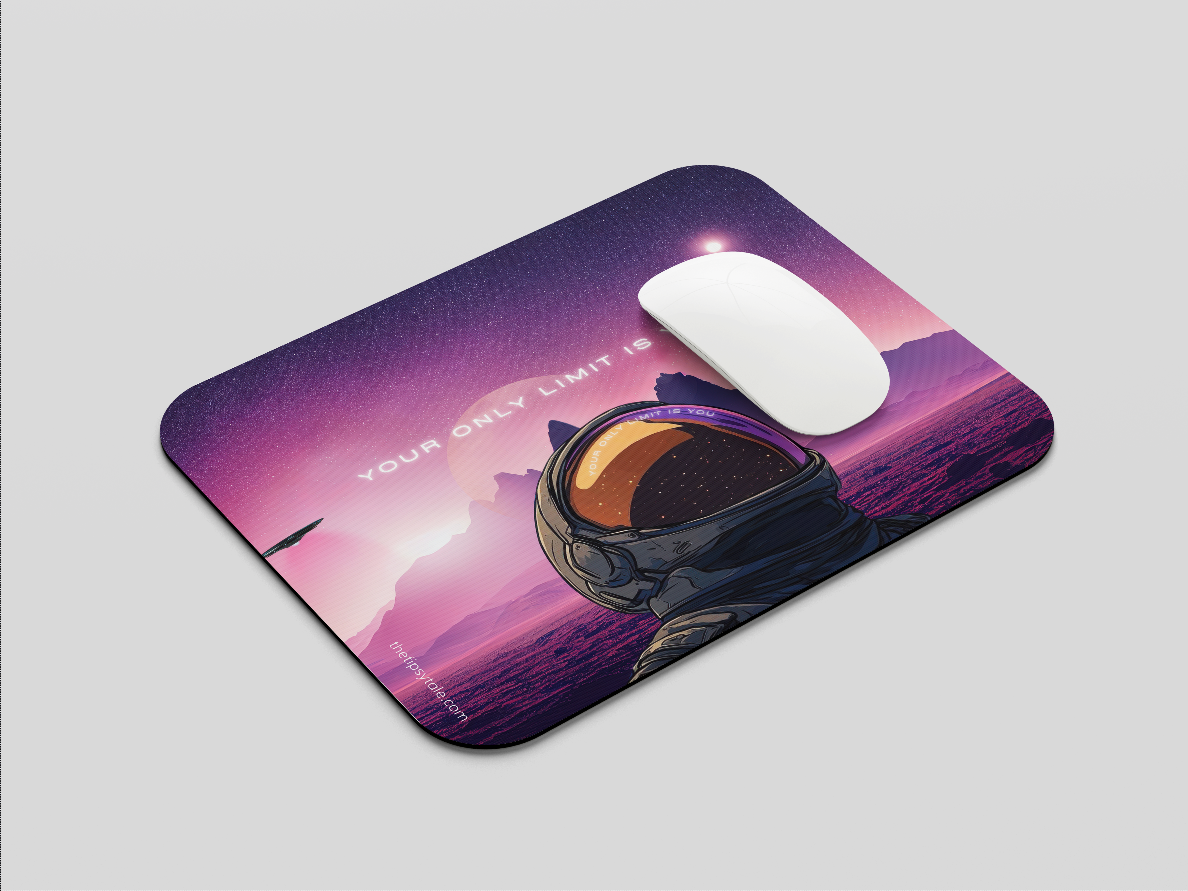 "YOUR ONLY LIMIT IS YOU" Mousepad Enhance Your Workspace with Style