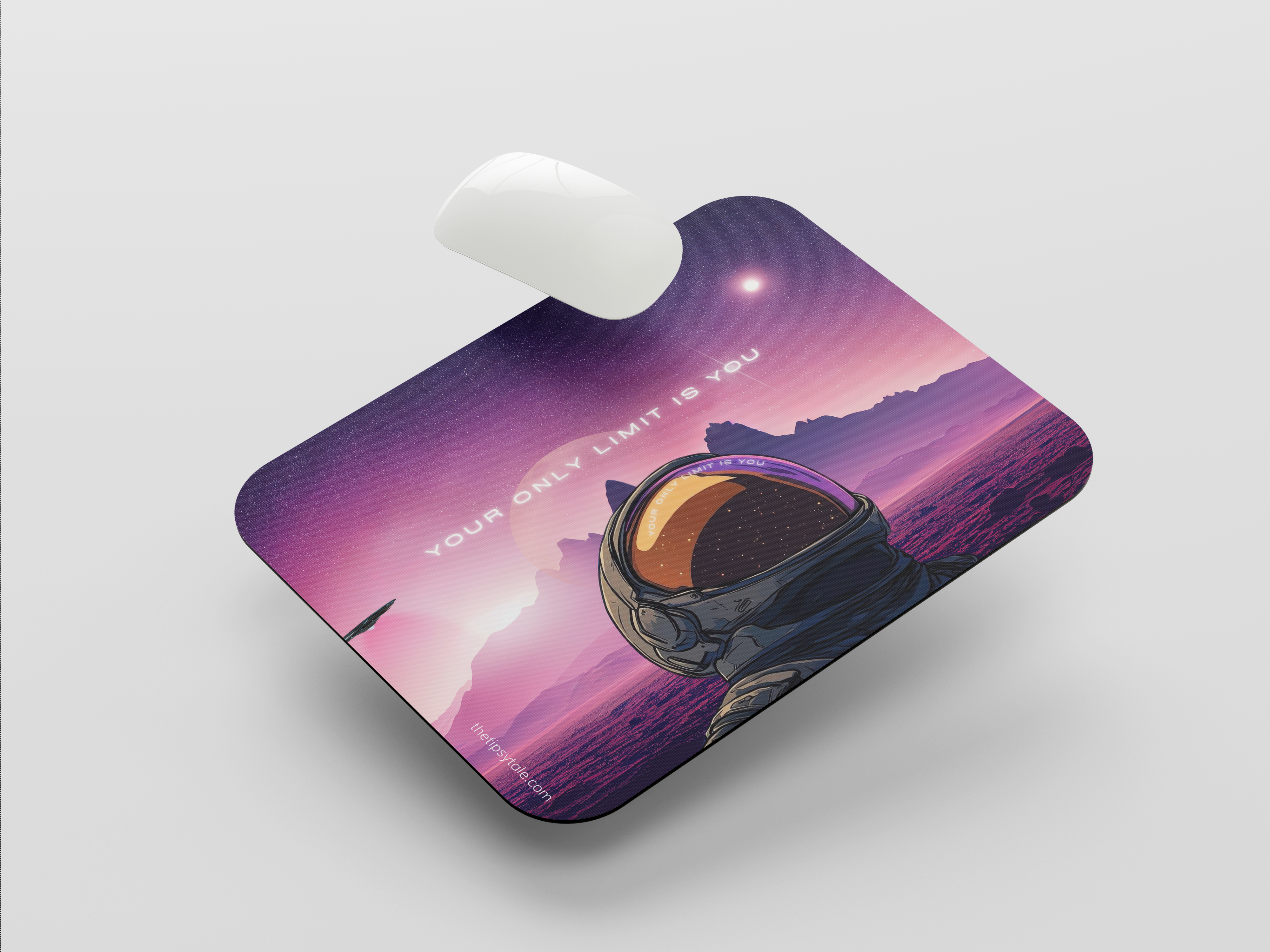 "YOUR ONLY LIMIT IS YOU" Mousepad Enhance Your Workspace with Style