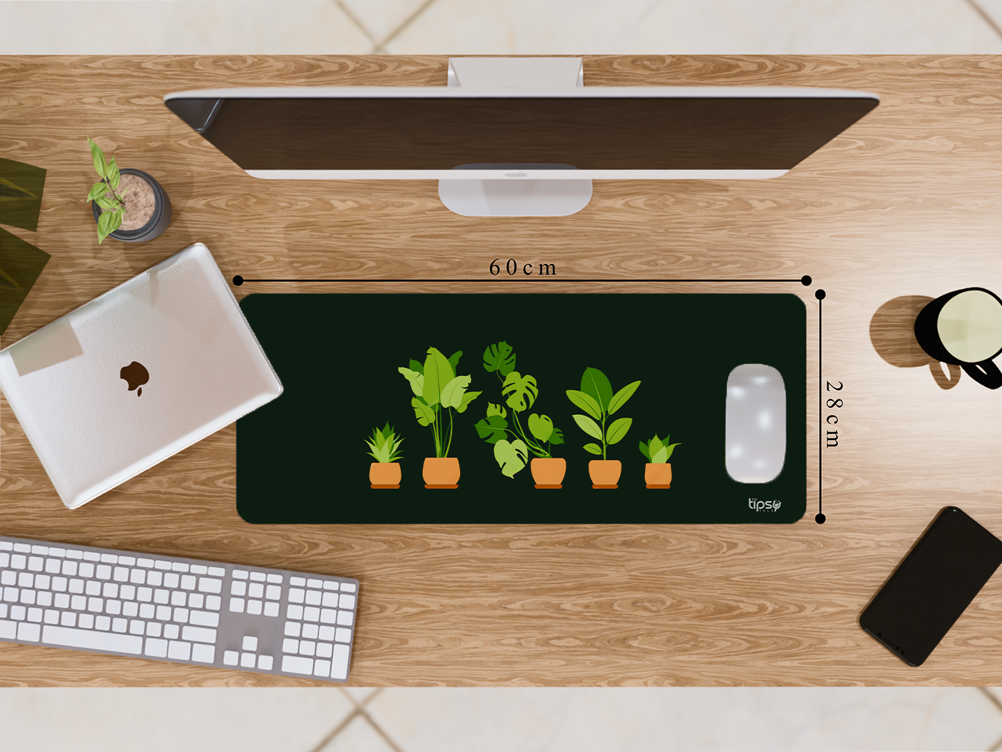 "Garden Lover: Plants" Gaming Mousepad- Elevate Your Gaming Experience
