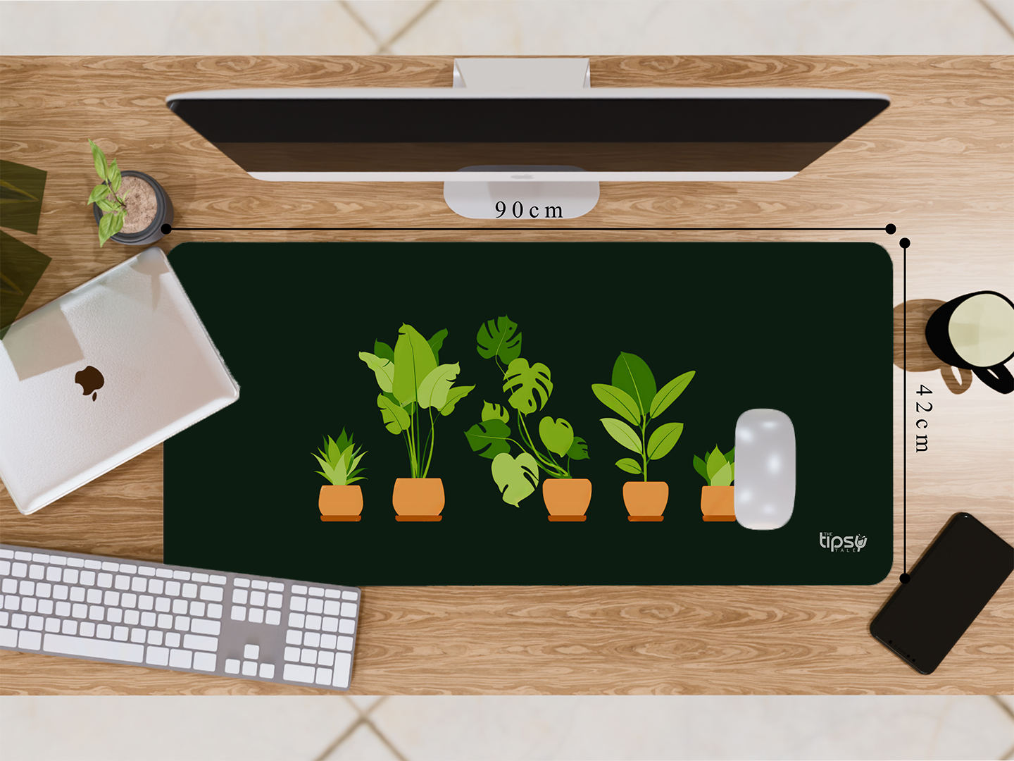 "Garden Lover: Plants" Gaming Mousepad- Elevate Your Gaming Experience