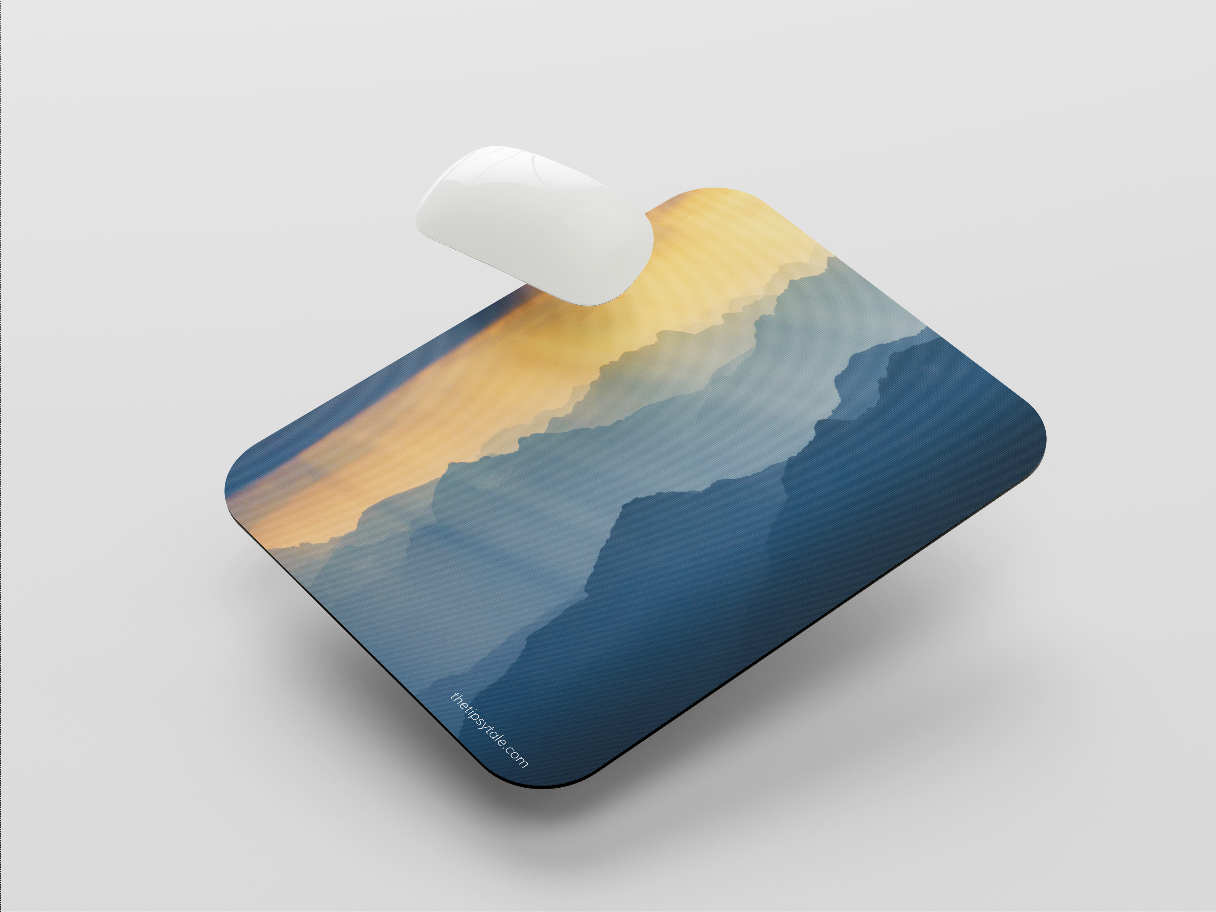 "Nature's Light" Mousepad Enhance Your Workspace with Style