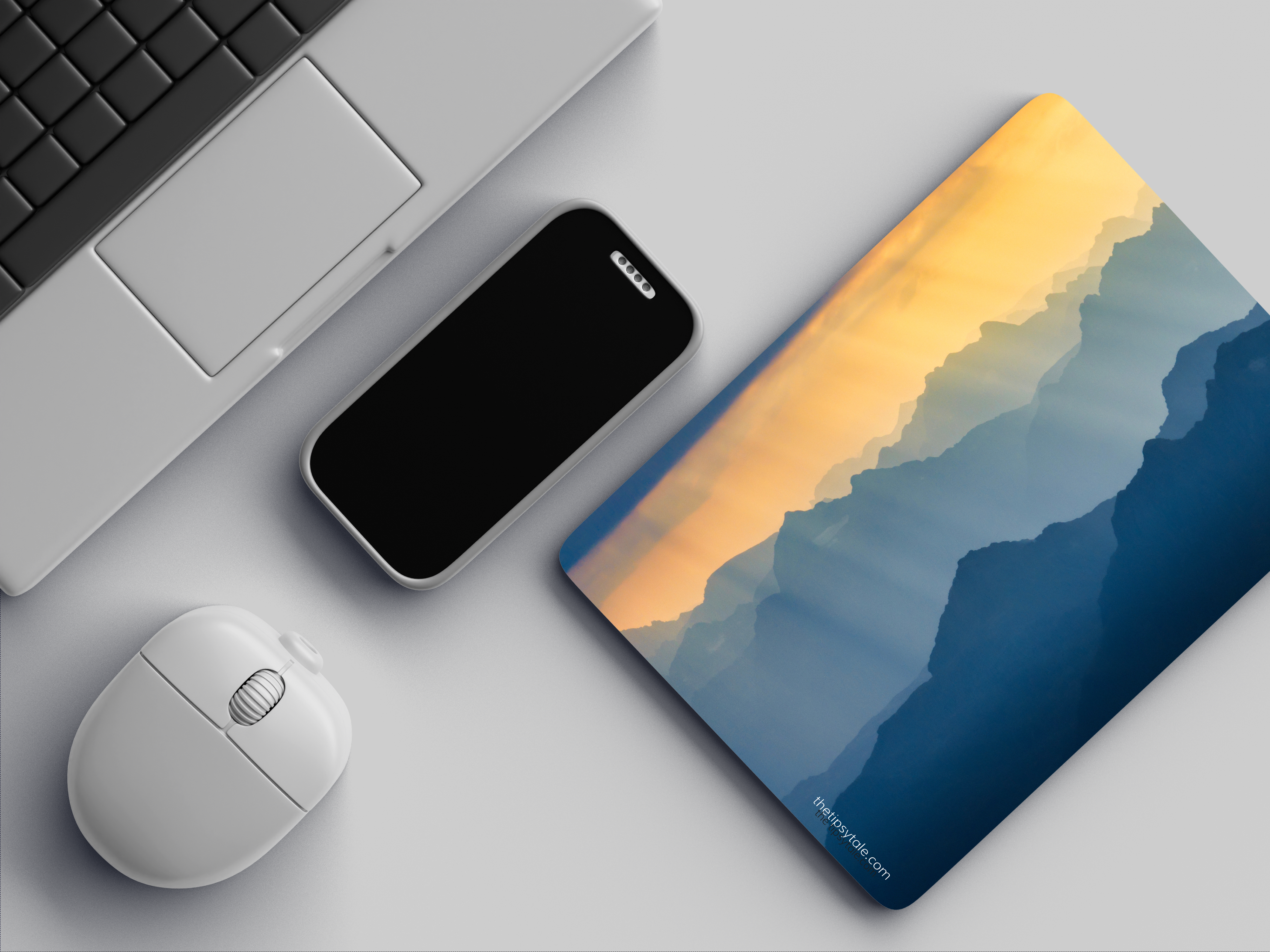 "Nature's Light" Mousepad Enhance Your Workspace with Style