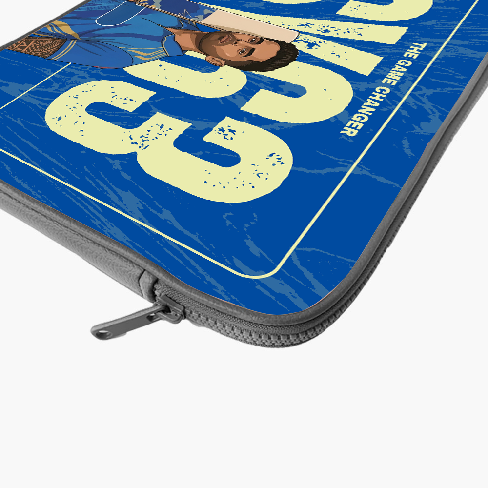 "SURYA KUMAR YADAV - CRICKET FANBASE" -Laptop Sleeves:Bold Modern Design for Every Size