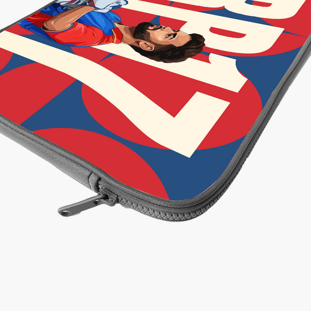 "RISHABH PANT - CRICKET FANDOM" -Laptop Sleeves:Bold Modern Design for Every Size