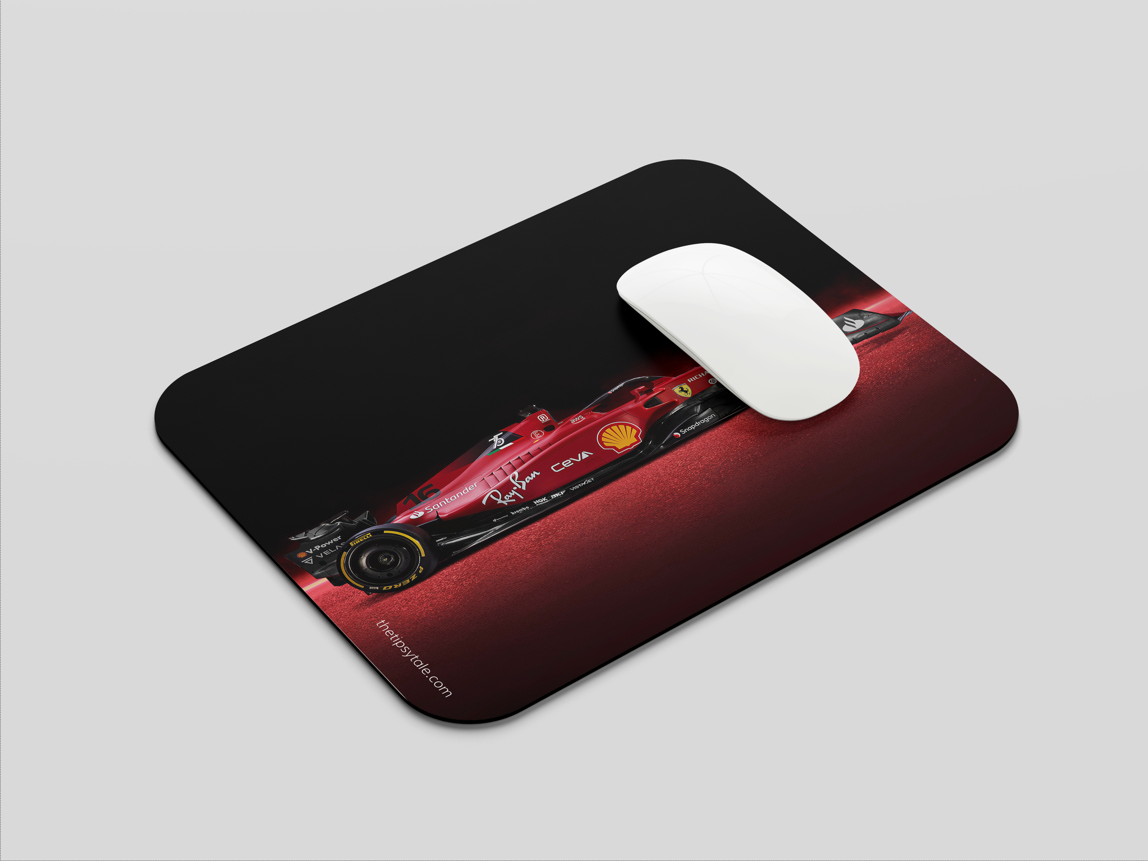 "Ferrari F1 Rush " Mousepad Enhance Your Workspace with Style