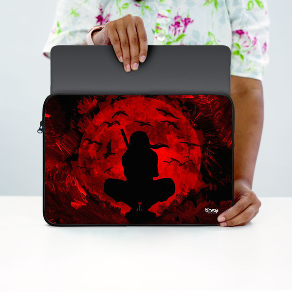 "ITACHI UCHIKA DARK " -Laptop Sleeves:Bold Modern Design for Every Size