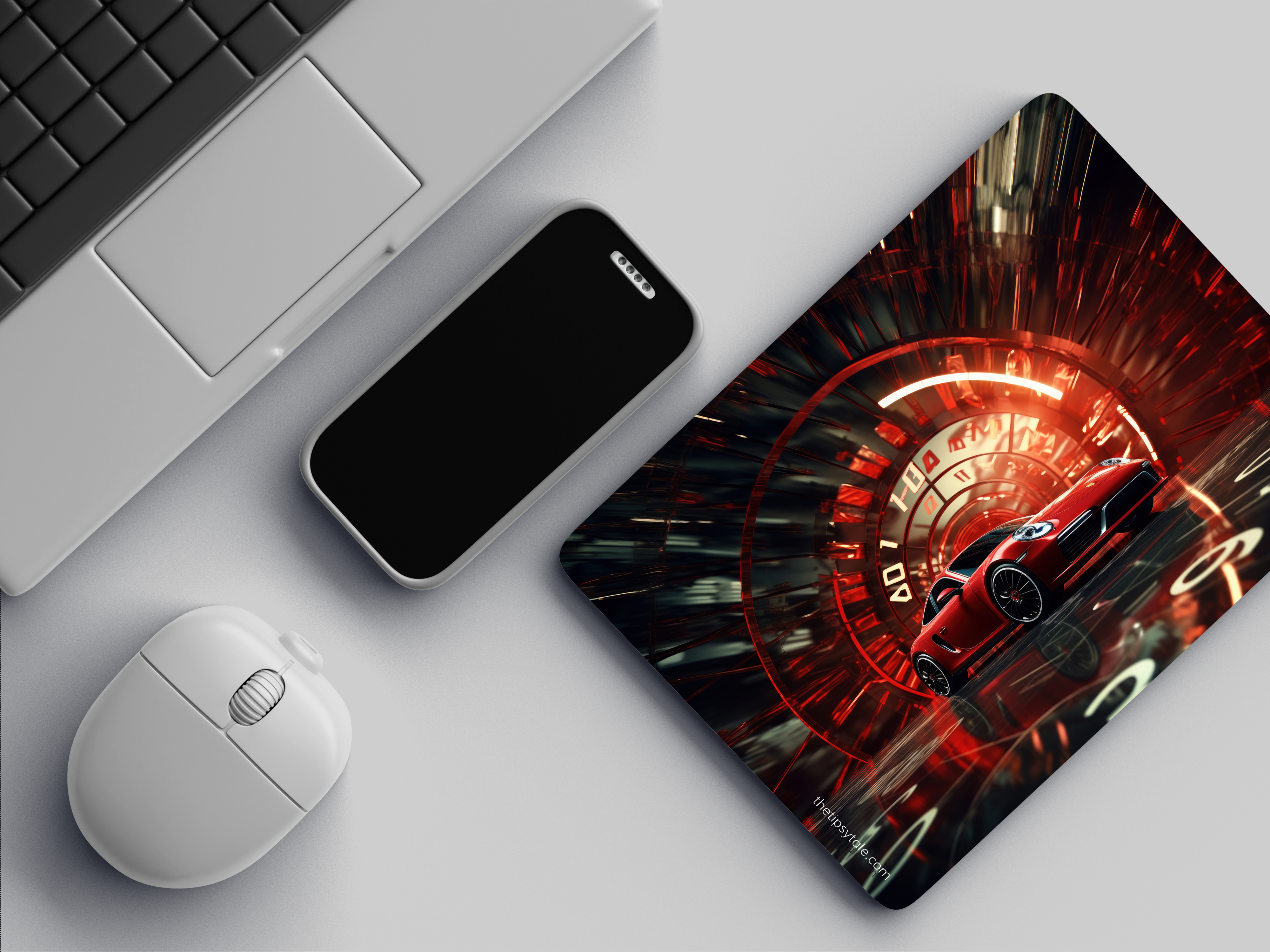 "911 PORSCHE - RETRO" Mousepad Enhance Your Workspace with Style