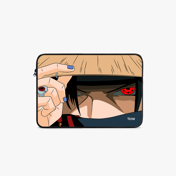 "ITACHI UCHIHA - SHARINGAN" -Laptop Sleeves:Bold Modern Design for Every Size
