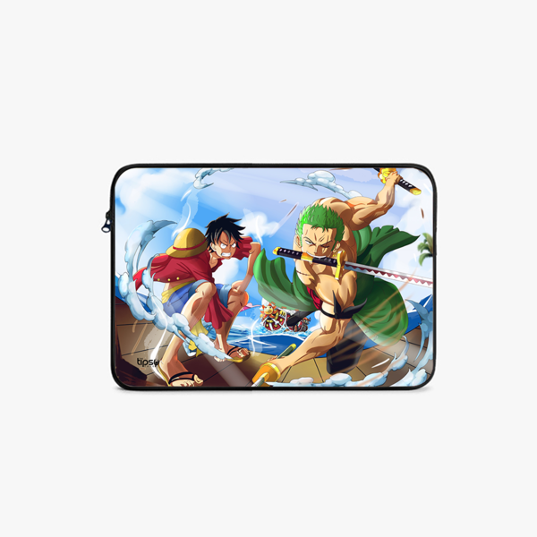 "MONKEY D LUFFY VS ZORO" -Laptop Sleeves:Bold Modern Design for Every Size