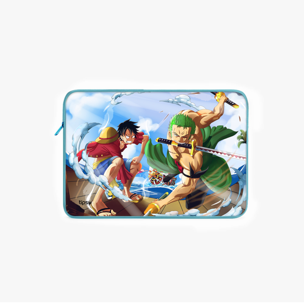 "MONKEY D LUFFY VS ZORO" -Laptop Sleeves:Bold Modern Design for Every Size