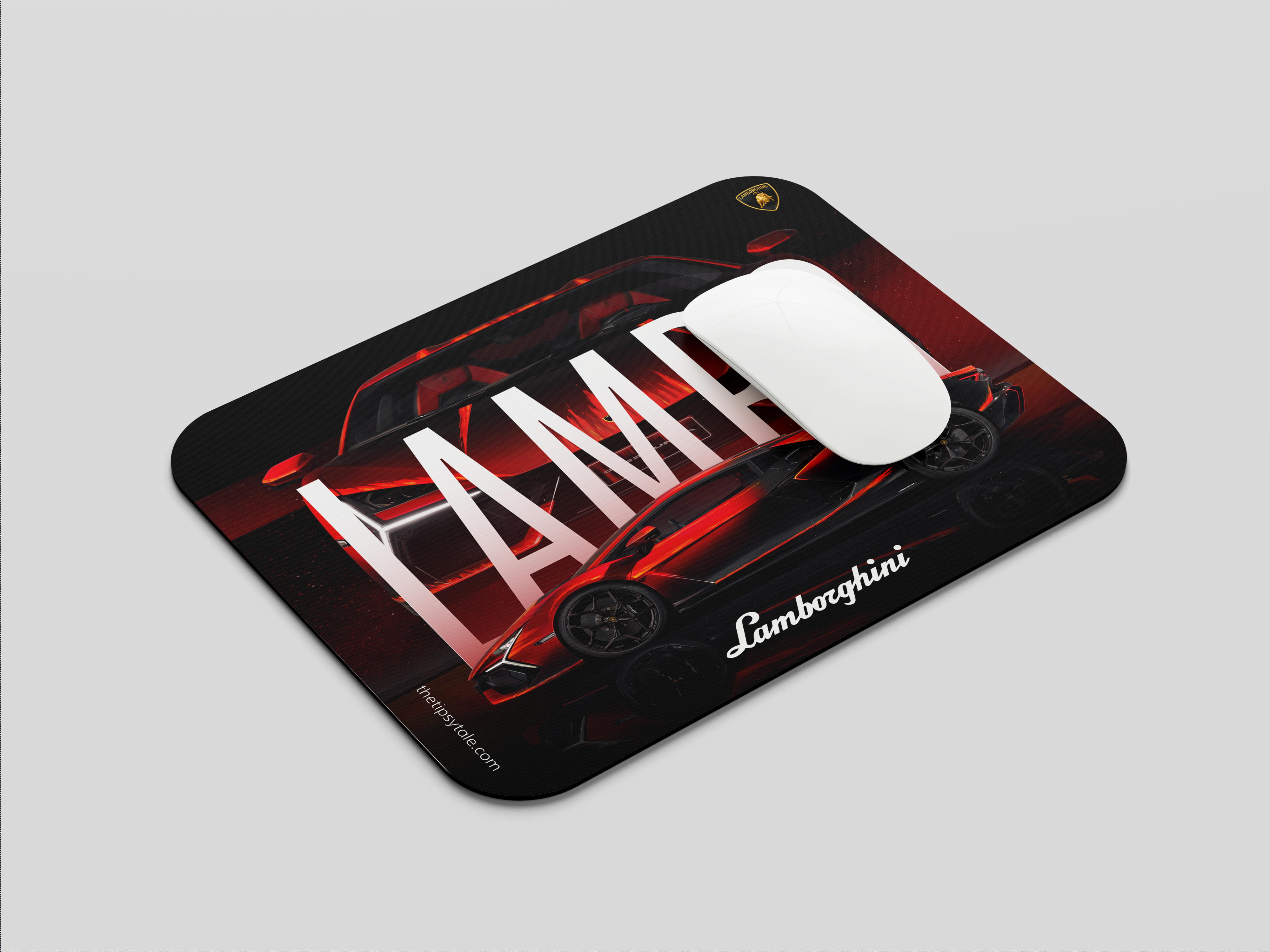 "LAMBO REVUELTO" Mousepad Enhance Your Workspace with Style