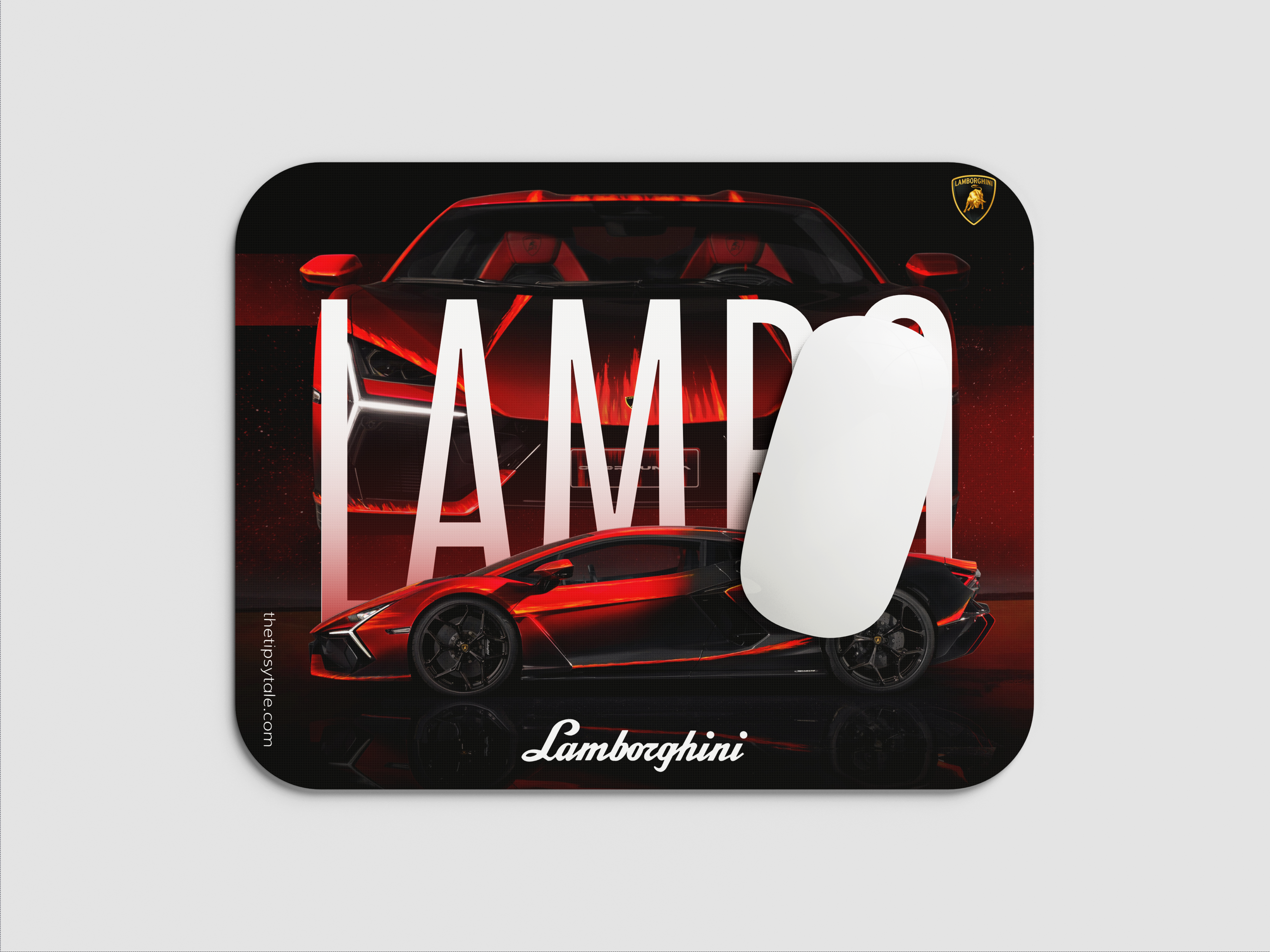 "LAMBO REVUELTO" Mousepad Enhance Your Workspace with Style