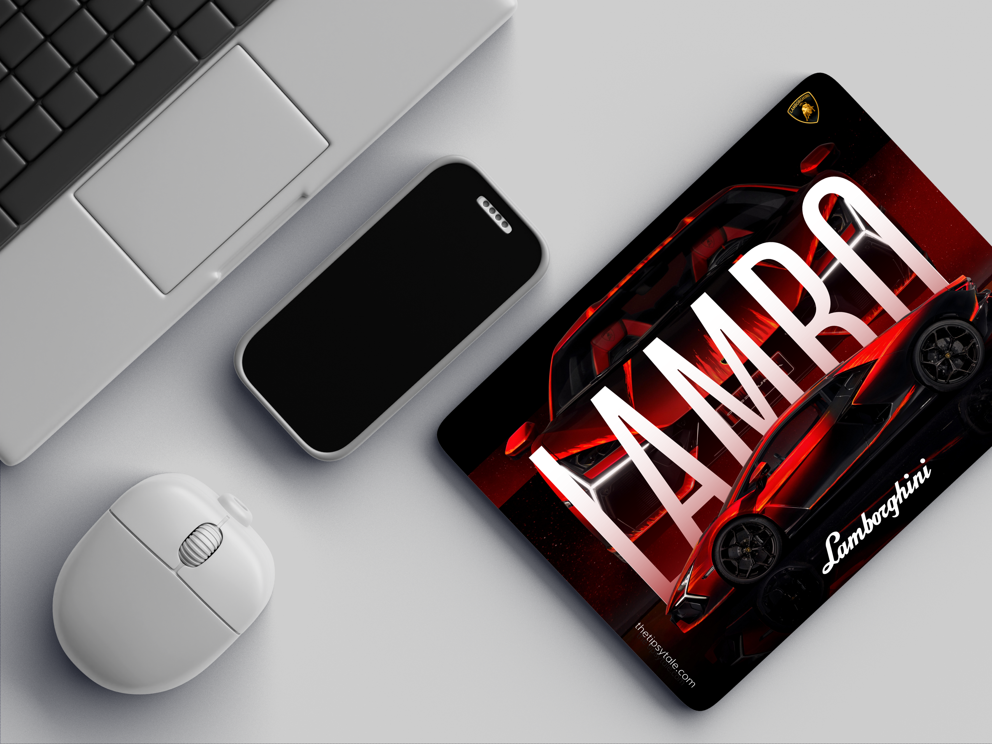 "LAMBO REVUELTO" Mousepad Enhance Your Workspace with Style