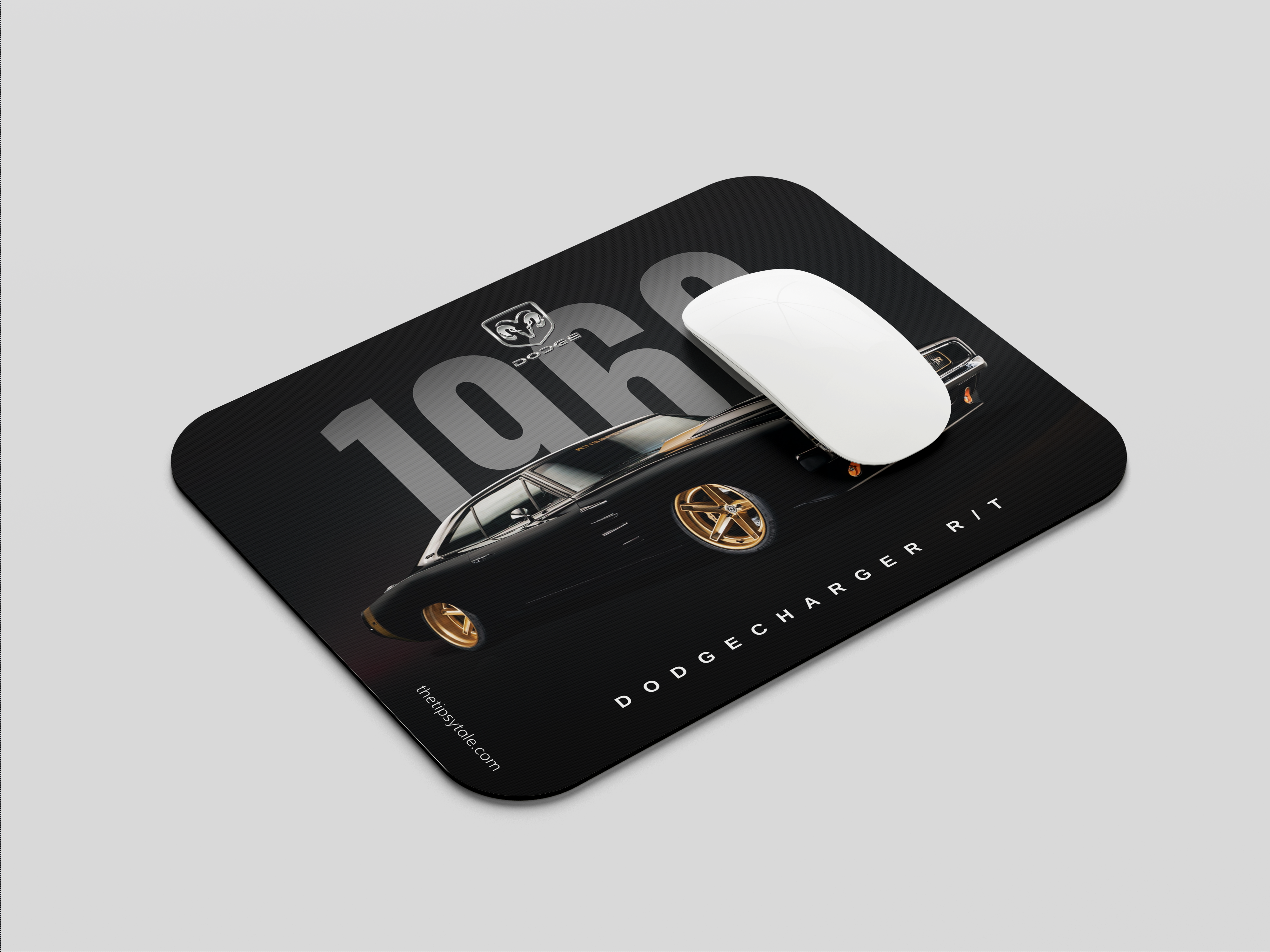"DODGE CHARGER MODEL" Mousepad Enhance Your Workspace with Style