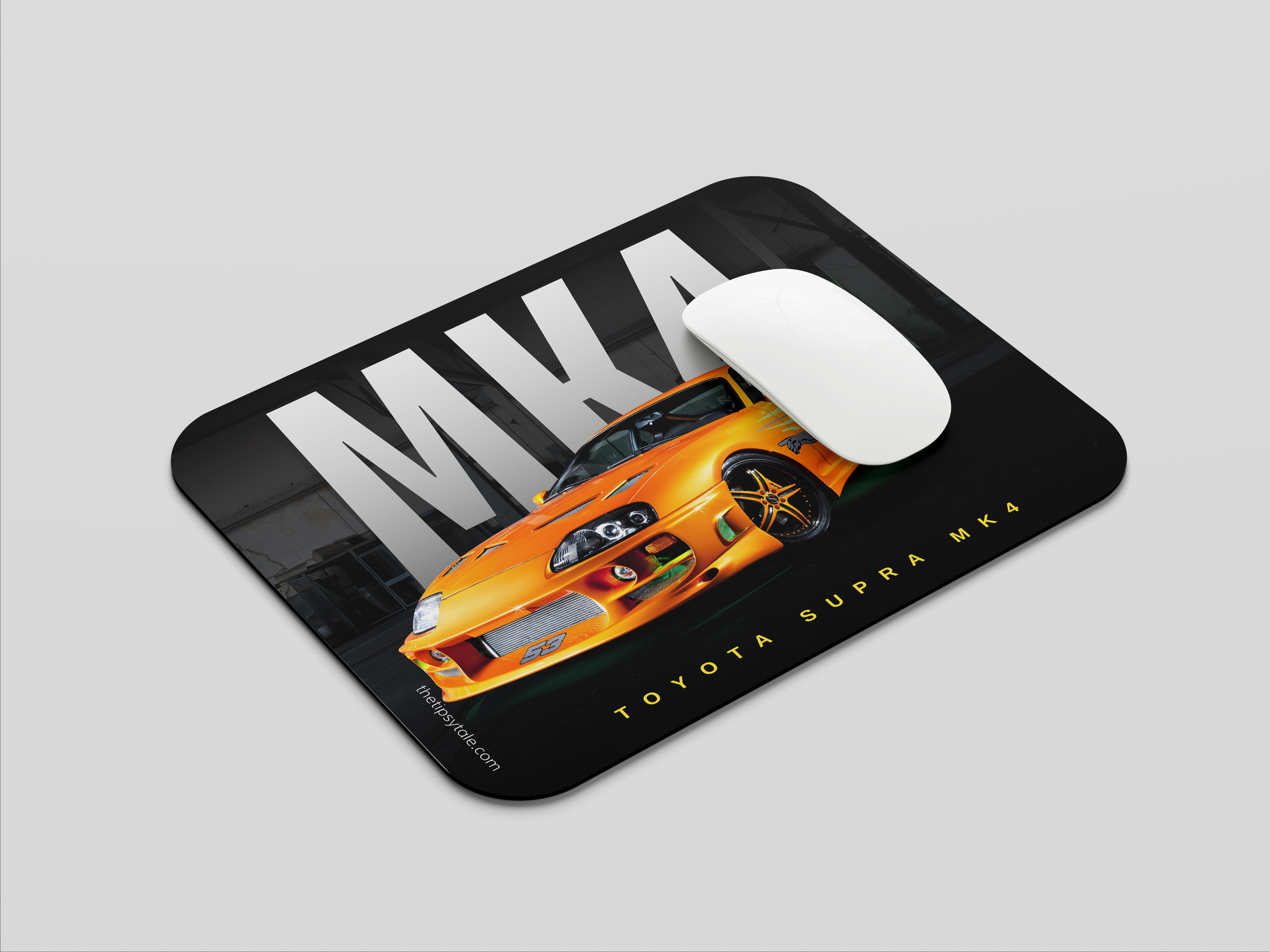 "MK4 TOYOTA SUPRA" Mousepad Enhance Your Workspace with Style