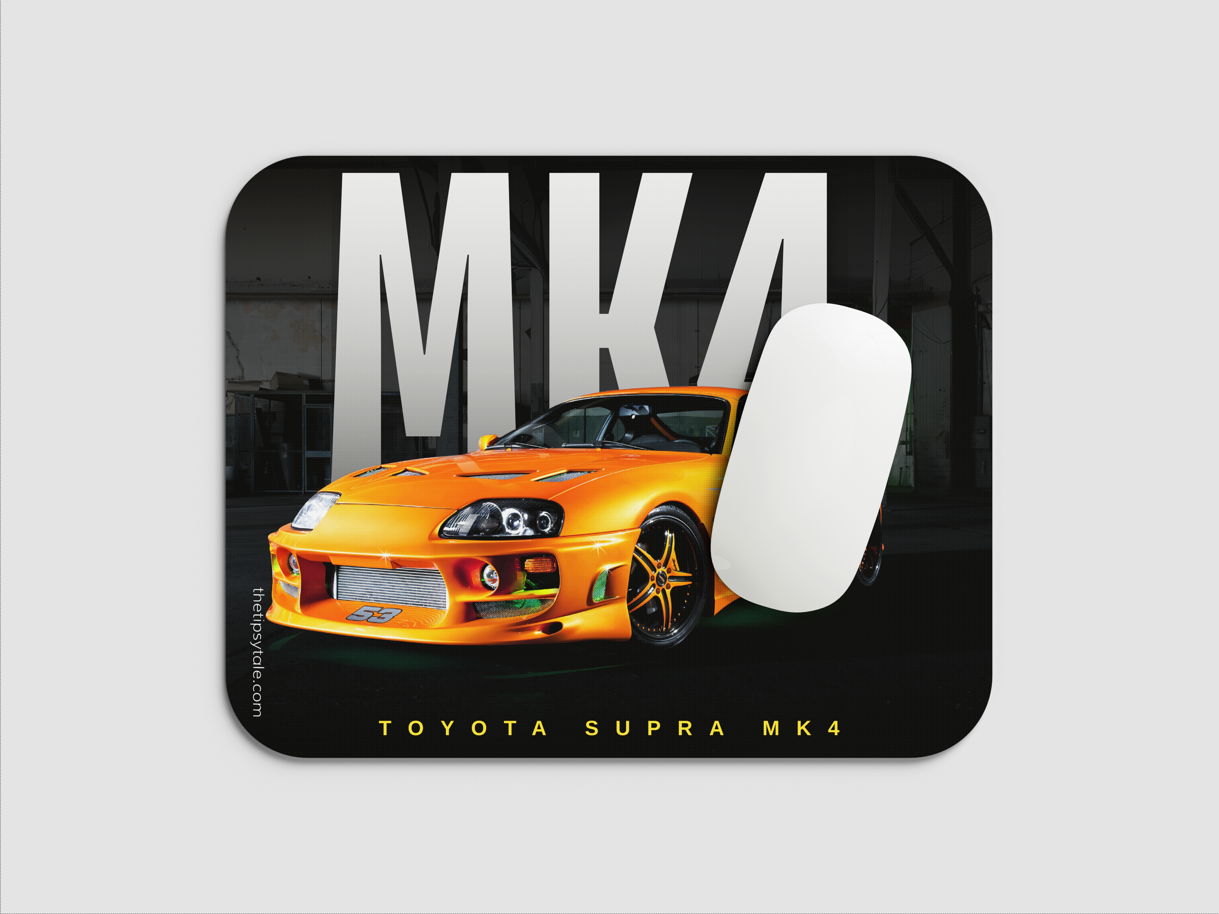 "MK4 TOYOTA SUPRA" Mousepad Enhance Your Workspace with Style