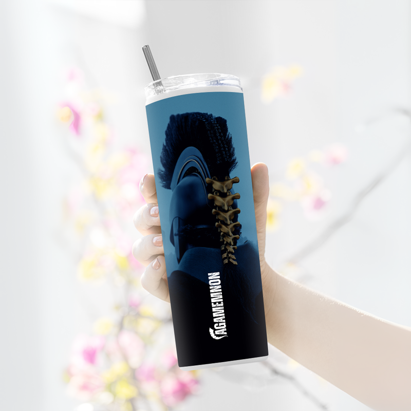 "AGAMEMNON -THE ODYSSEY" Tumbler with Metal Straw