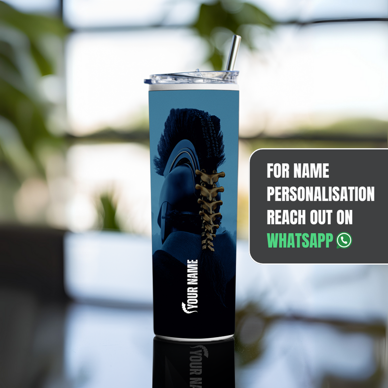 "AGAMEMNON -THE ODYSSEY" Tumbler with Metal Straw