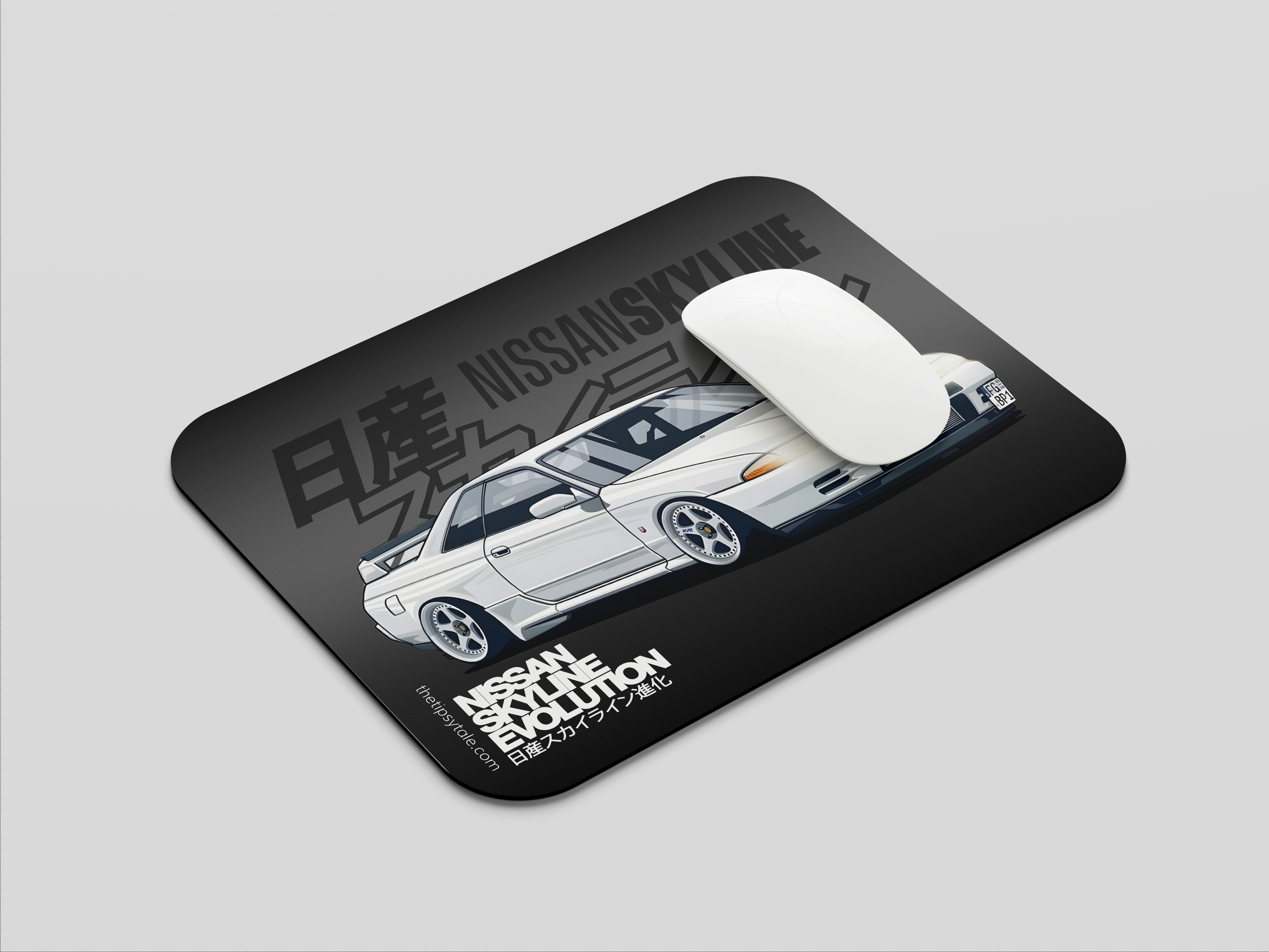 "NISSAN SKYLINE GT-R R32" Mousepad Enhance Your Workspace with Style