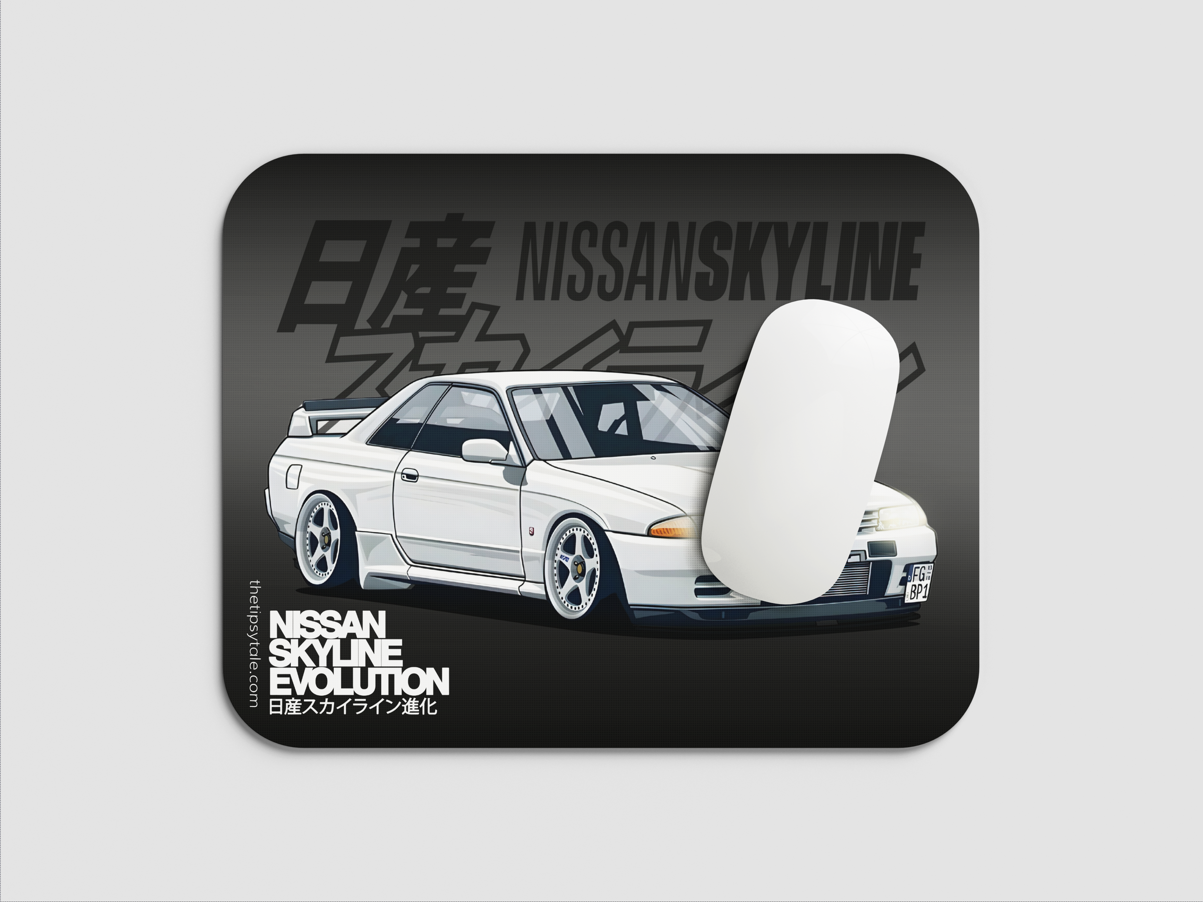 "NISSAN SKYLINE GT-R R32" Mousepad Enhance Your Workspace with Style