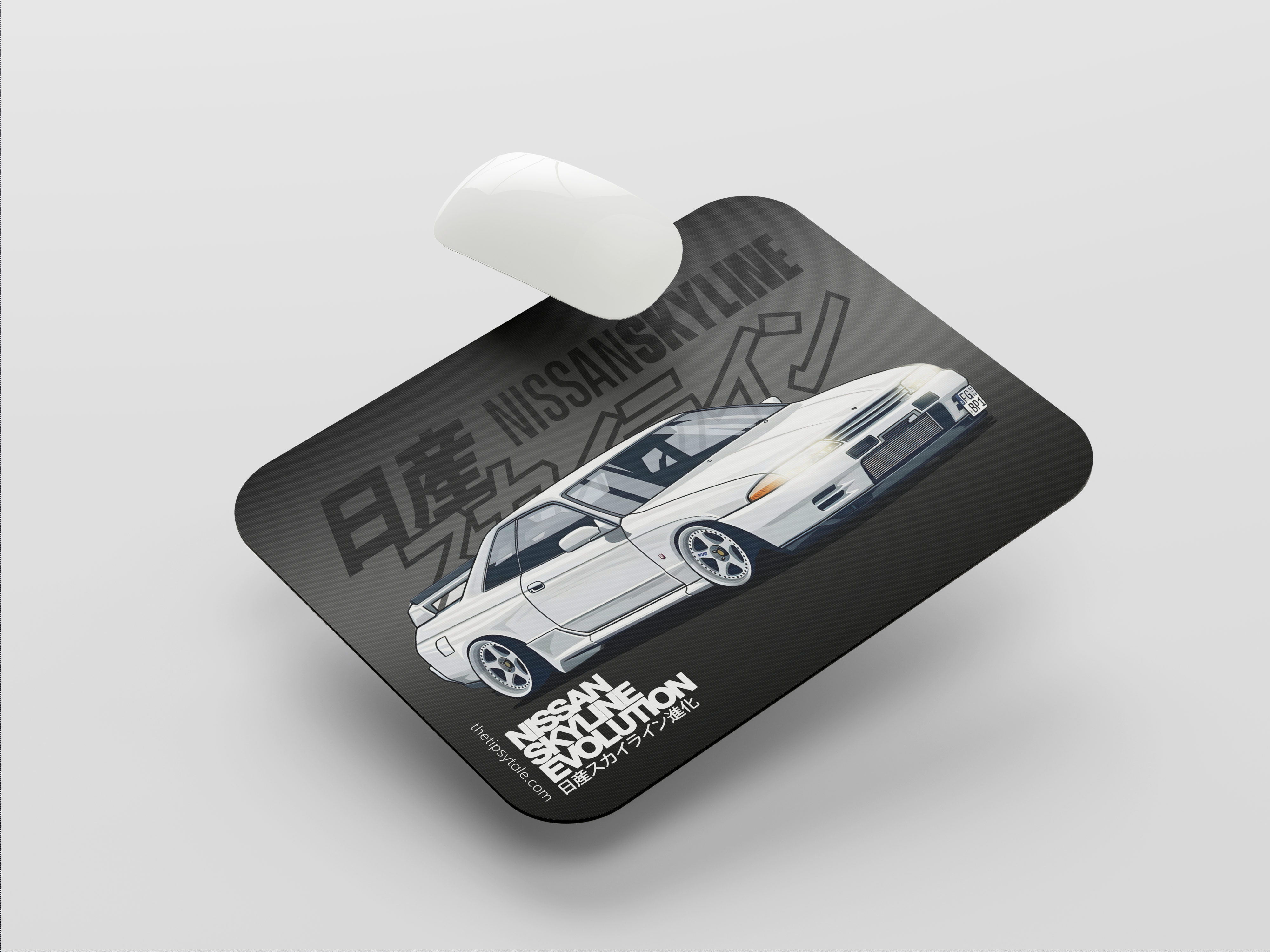 "NISSAN SKYLINE GT-R R32" Mousepad Enhance Your Workspace with Style