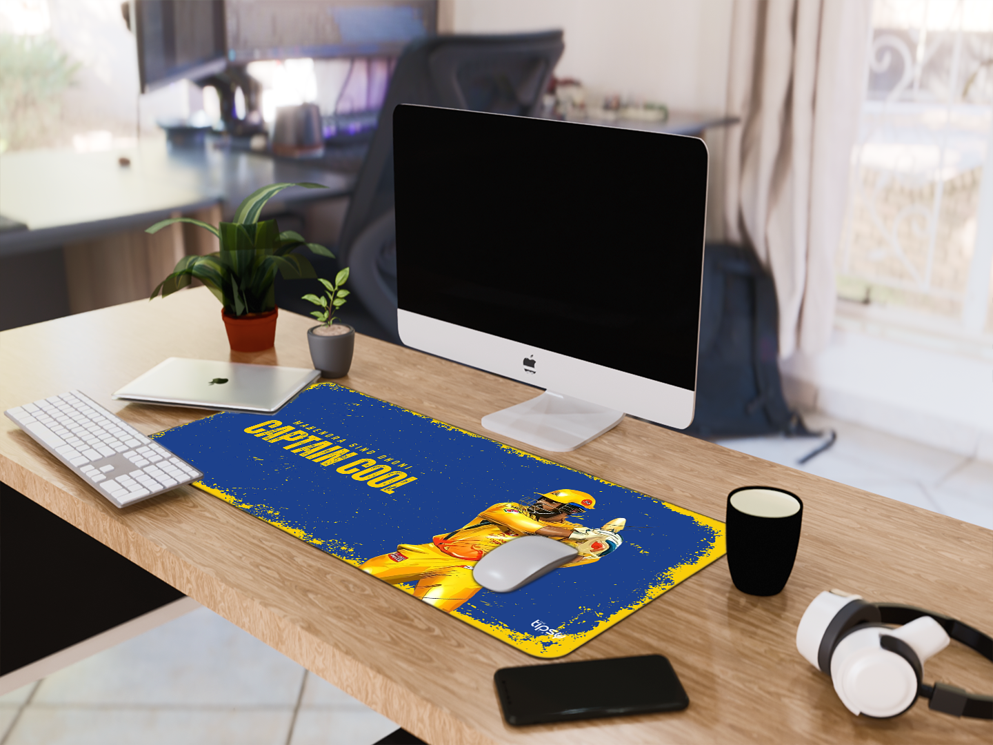 "CSK'S CAPTAIN COOL: MSD" Gaming Mousepad- Elevate Your Gaming Experience