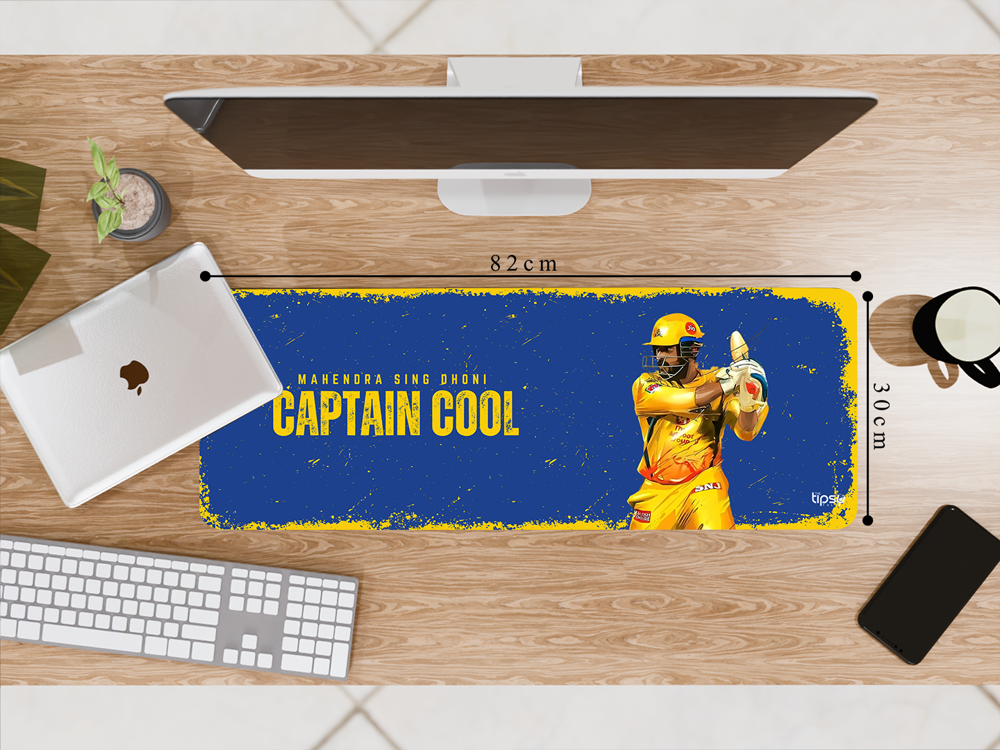 "CSK'S CAPTAIN COOL: MSD" Gaming Mousepad- Elevate Your Gaming Experience