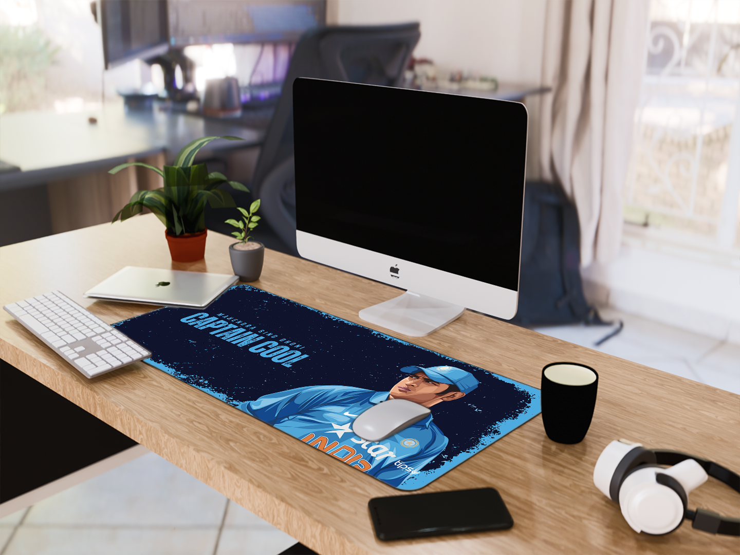 "CAPTAIN COOL: MSD " Gaming Mousepad- Elevate Your Gaming Experience
