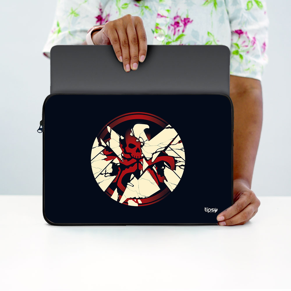 "AGENTS OF SHIELD - MARVEL" -Laptop Sleeves:Bold Modern Design for Every Size