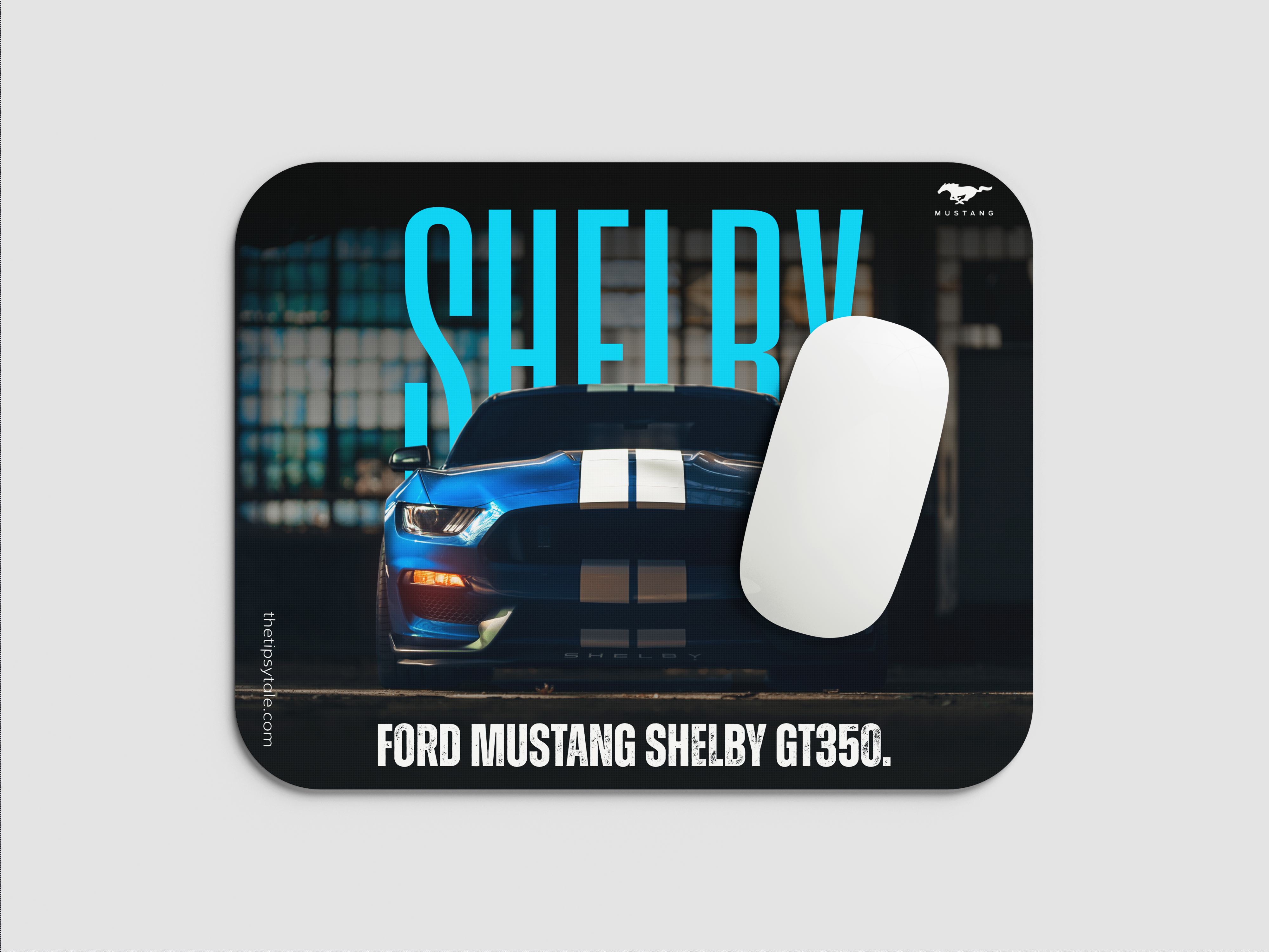 "SHELBY GT350 - FORD" Mousepad Enhance Your Workspace with Style