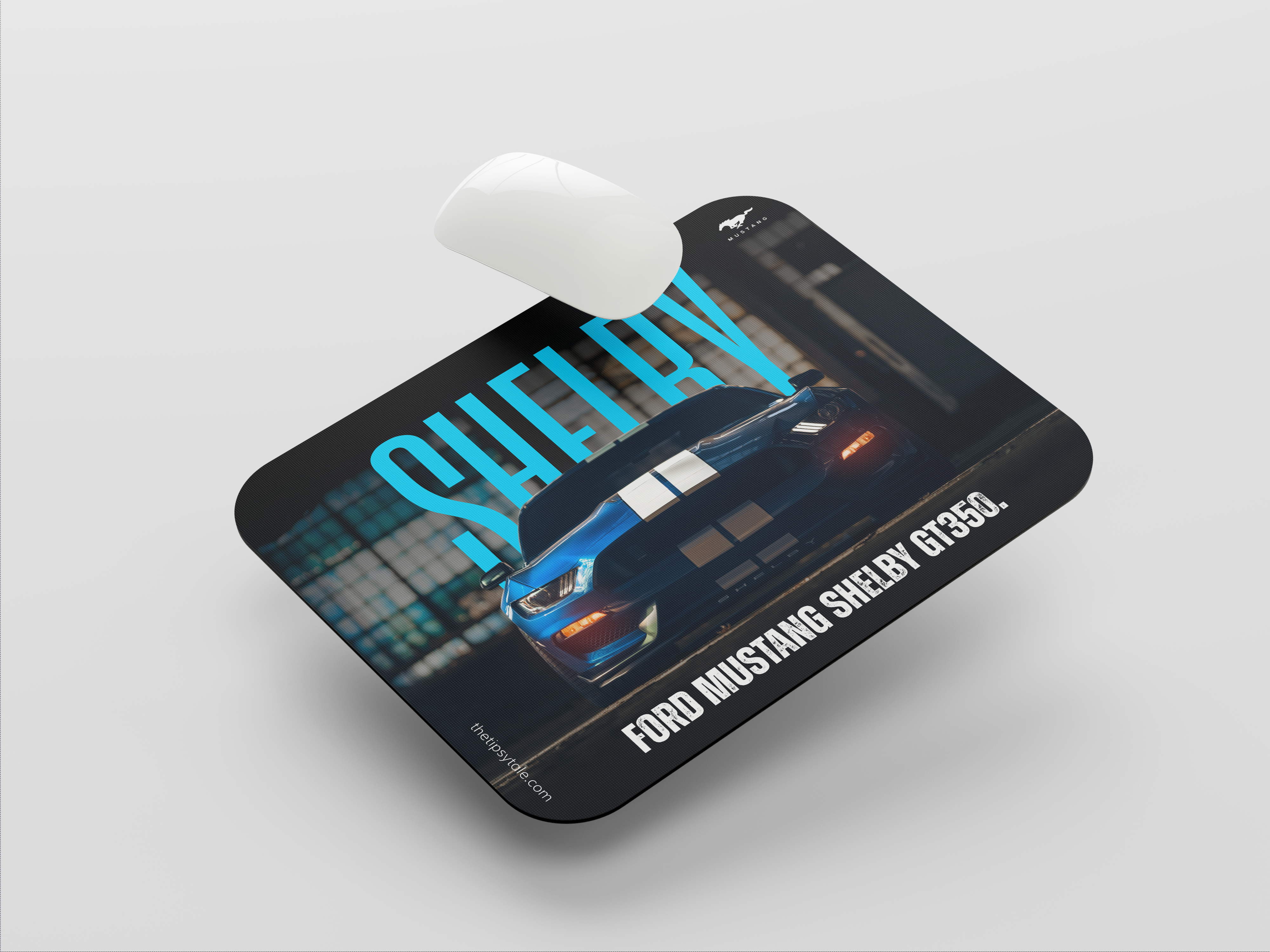 "SHELBY GT350 - FORD" Mousepad Enhance Your Workspace with Style