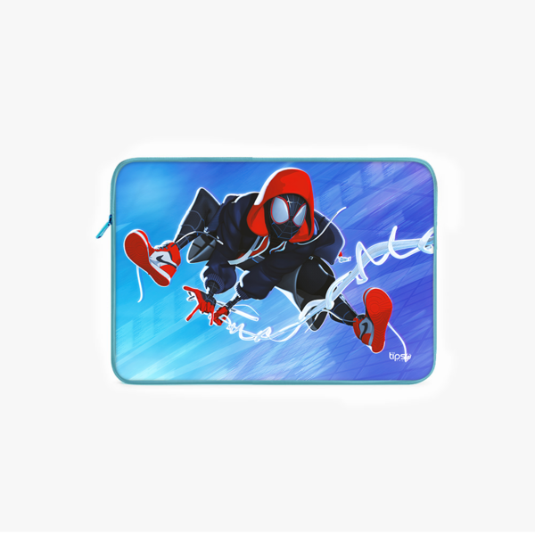 "MILES MORALES - DIGITAL ART" -Laptop Sleeves:Bold Modern Design for Every Size