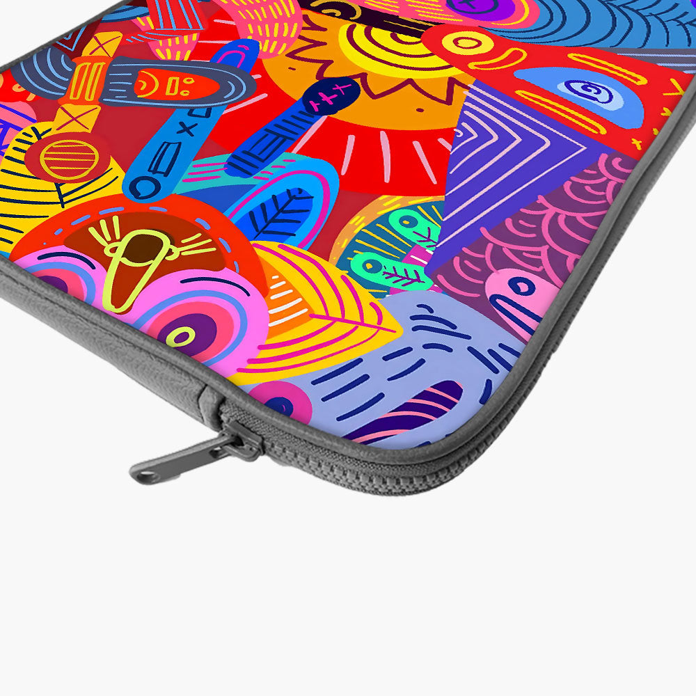 "Abstract Art Work" Laptop Sleeves:Bold Modern Design for Every Size