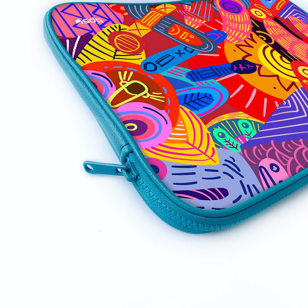 "Abstract Art Work" Laptop Sleeves:Bold Modern Design for Every Size