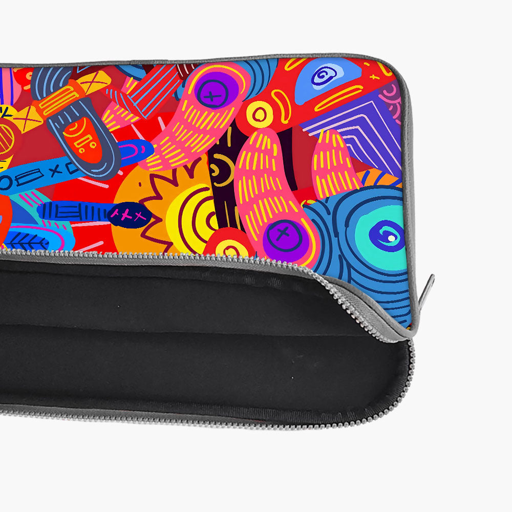 "Abstract Art Work" Laptop Sleeves:Bold Modern Design for Every Size