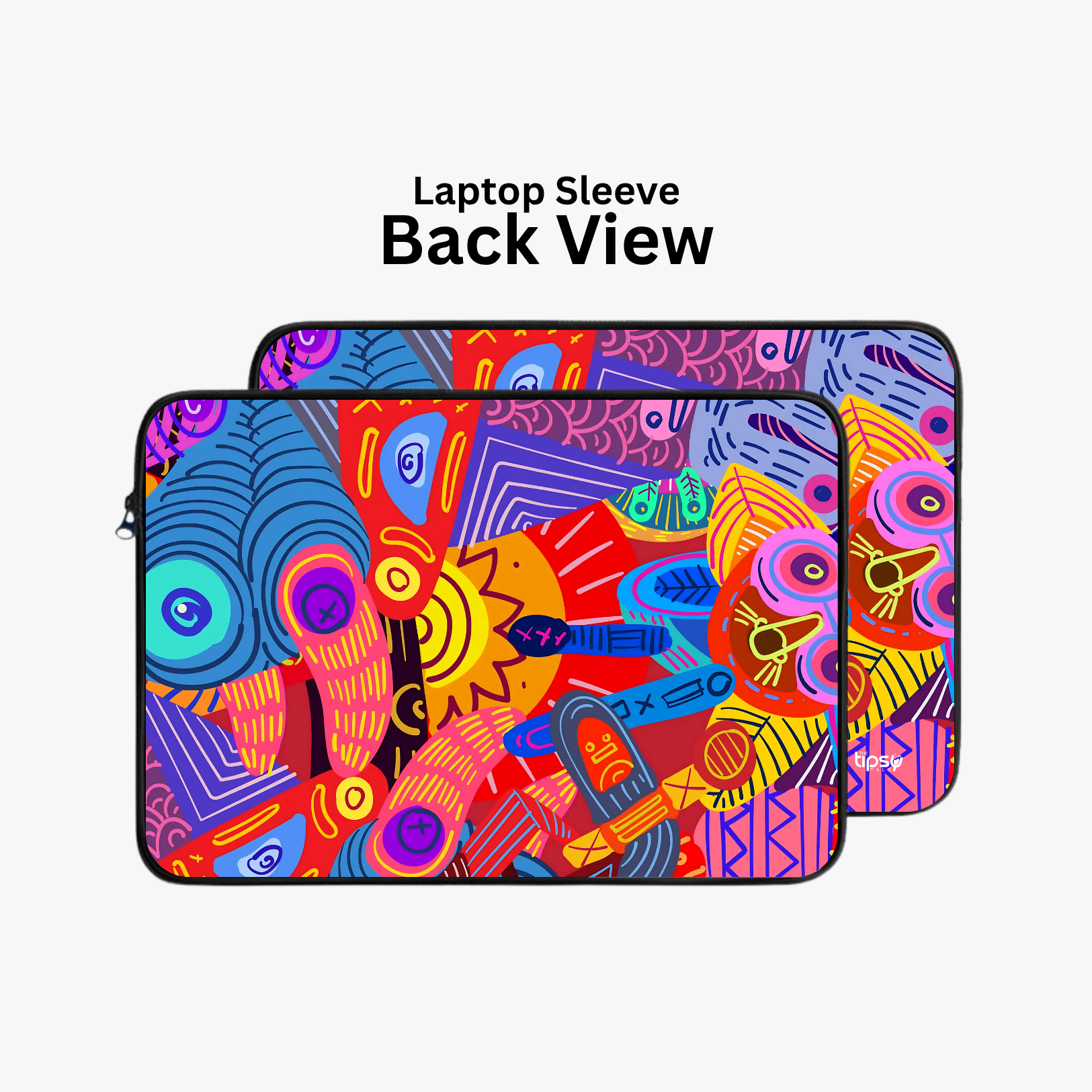 "Abstract Art Work" Laptop Sleeves:Bold Modern Design for Every Size