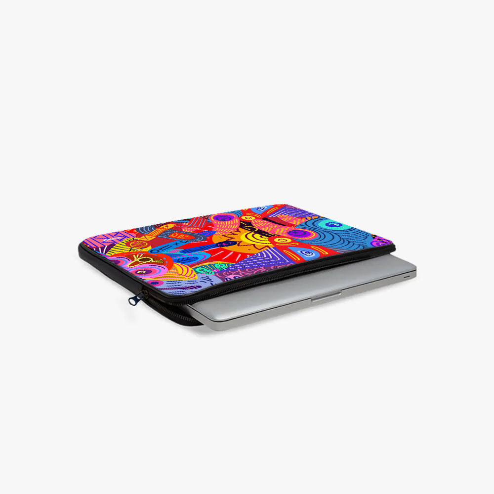 "Abstract Art Work" Laptop Sleeves:Bold Modern Design for Every Size