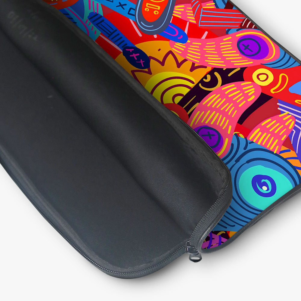 "Abstract Art Work" Laptop Sleeves:Bold Modern Design for Every Size