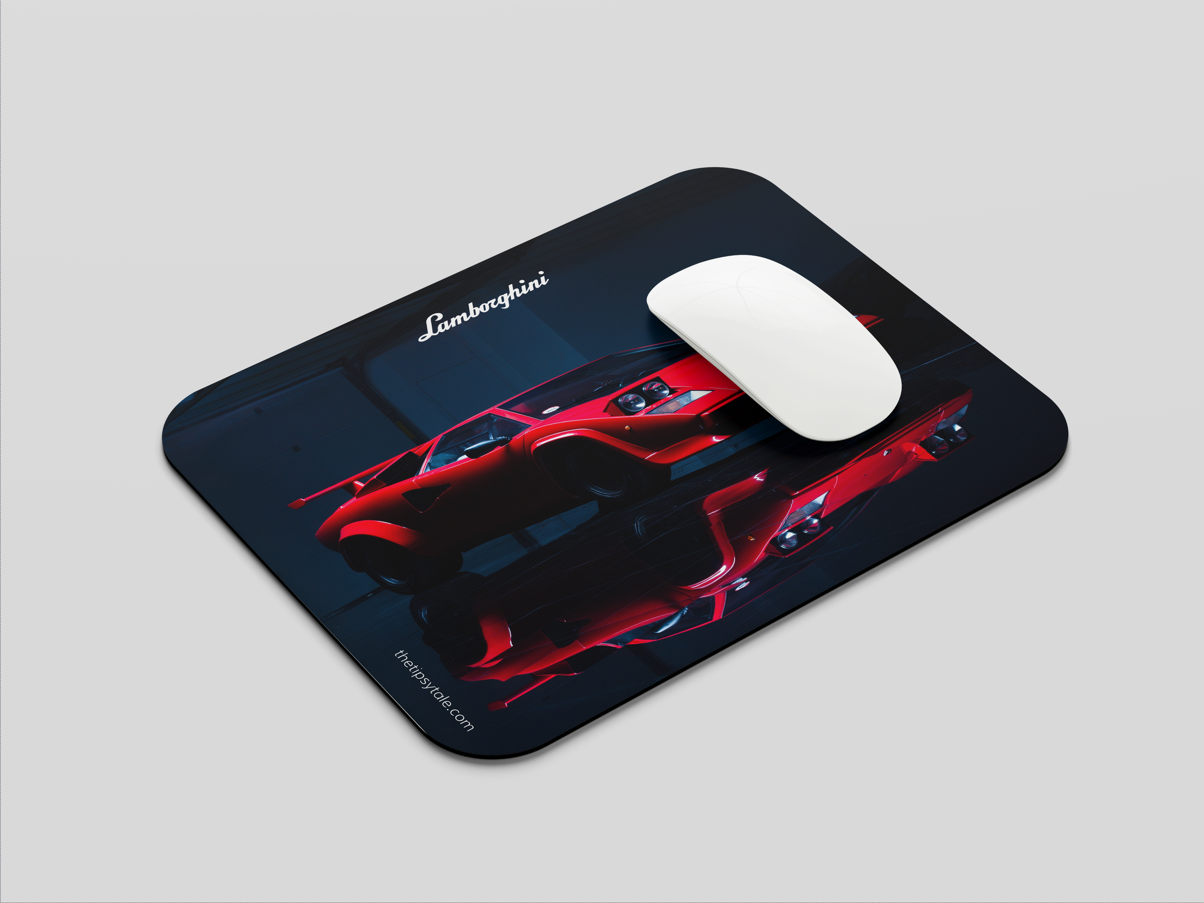 "Lamborghini Countach" Mousepad Enhance Your Workspace with Style