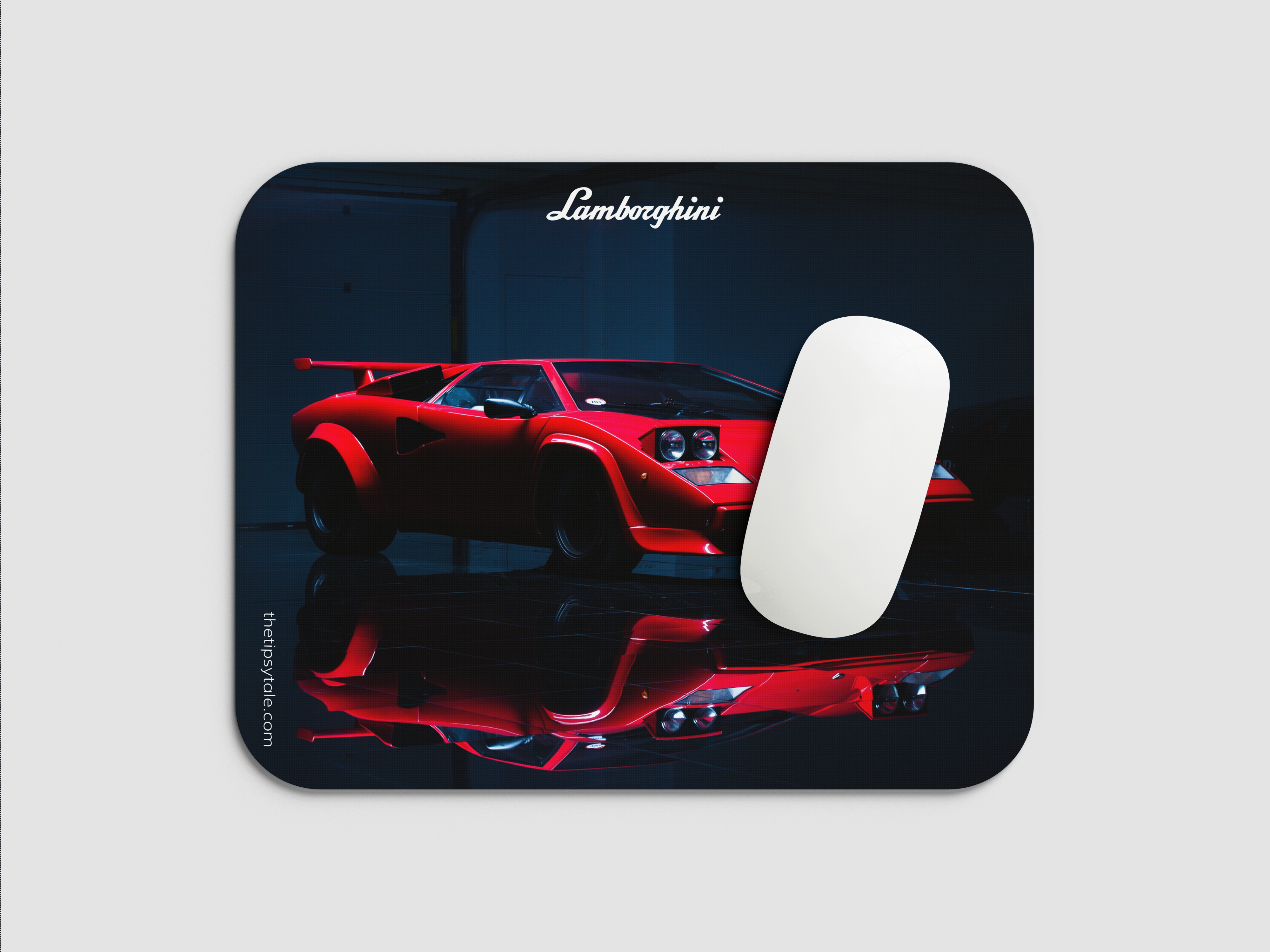 "Lamborghini Countach" Mousepad Enhance Your Workspace with Style