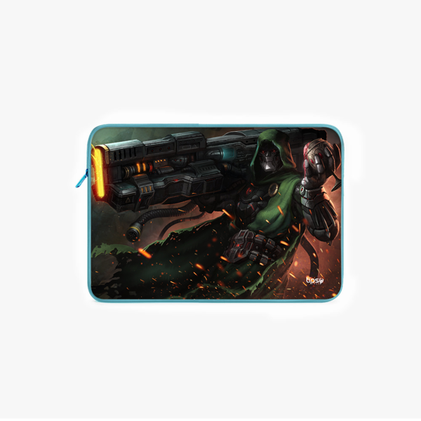 "DOCTOR DOOM - DOPE" -Laptop Sleeves:Bold Modern Design for Every Size