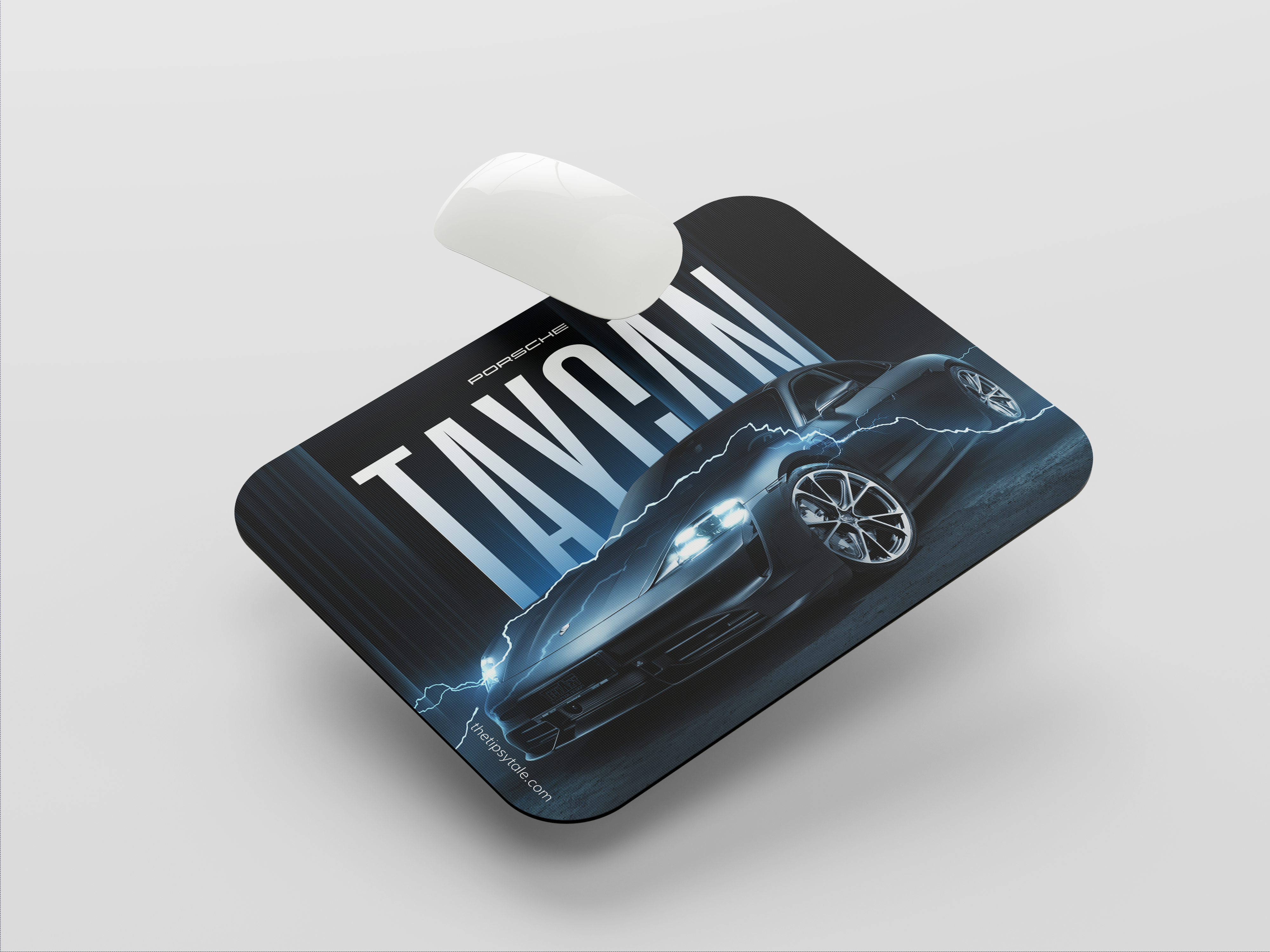 "TAYCAN - PORSCHE" Mousepad Enhance Your Workspace with Style