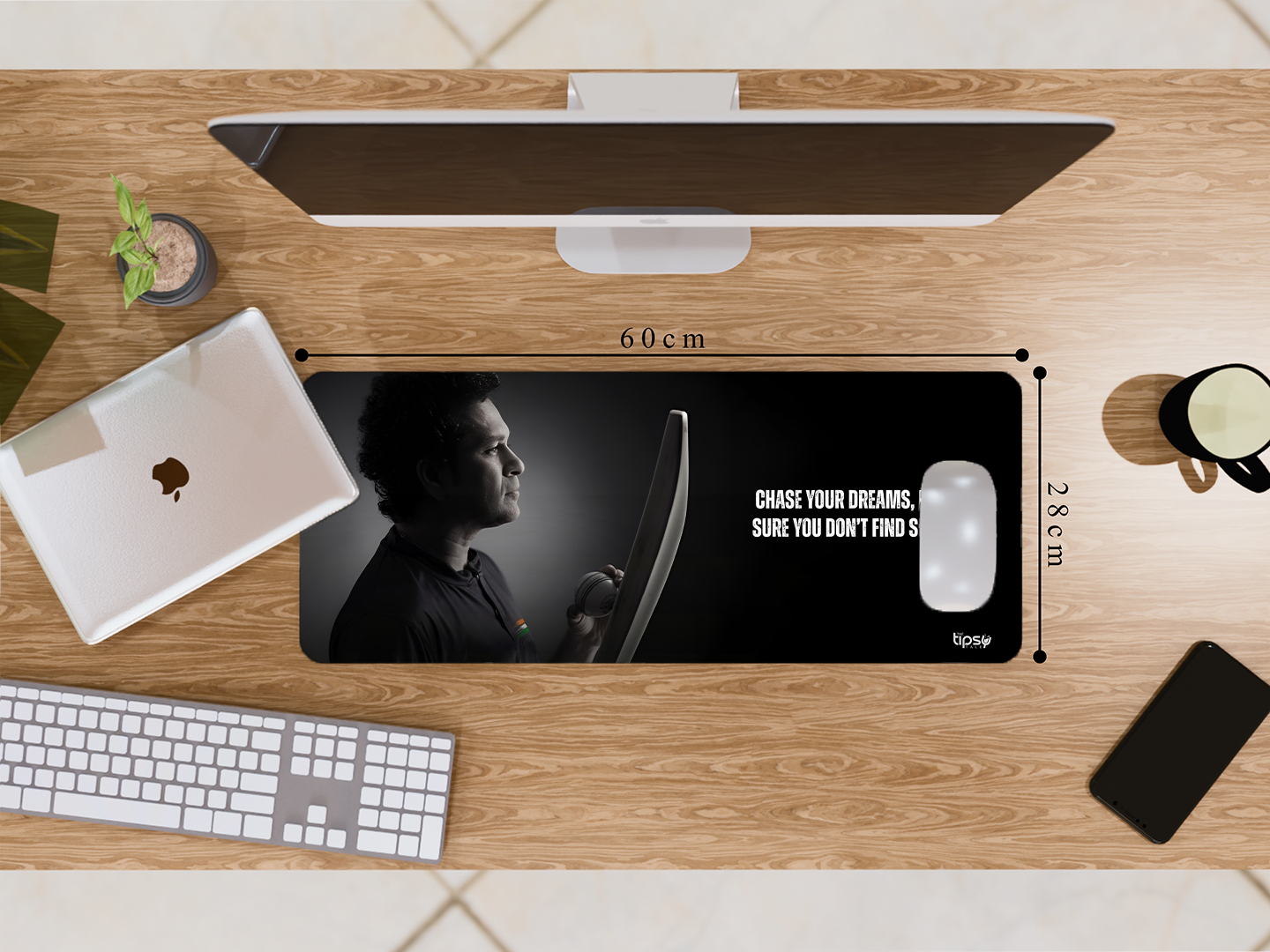 "SACHIN: THE GOD OF CRICKET" Gaming Mousepad- Elevate Your Gaming Experience